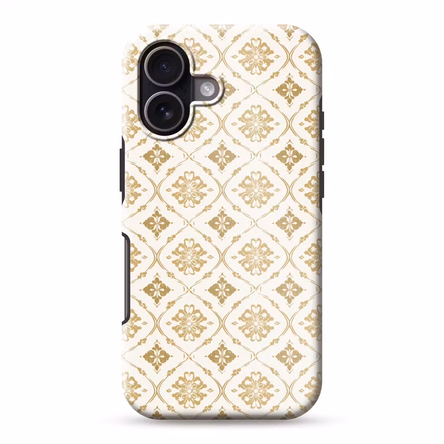 Ornament - Klassiek - Goud Toughcase MagSafe Apple iPhone 17 klein 1017 -3d