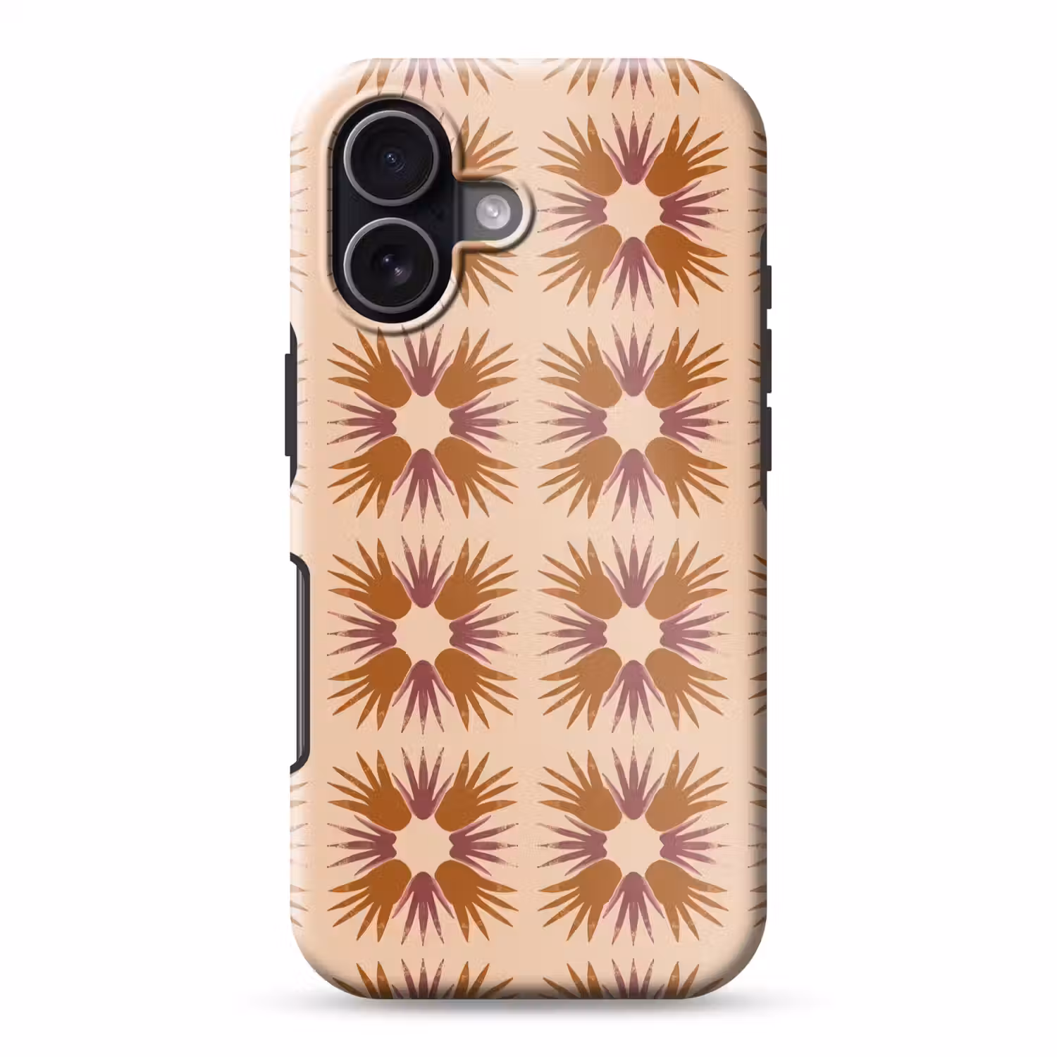 Ornament - Patroon - Oker Toughcase MagSafe Apple iPhone 17 klein 1017 -3d