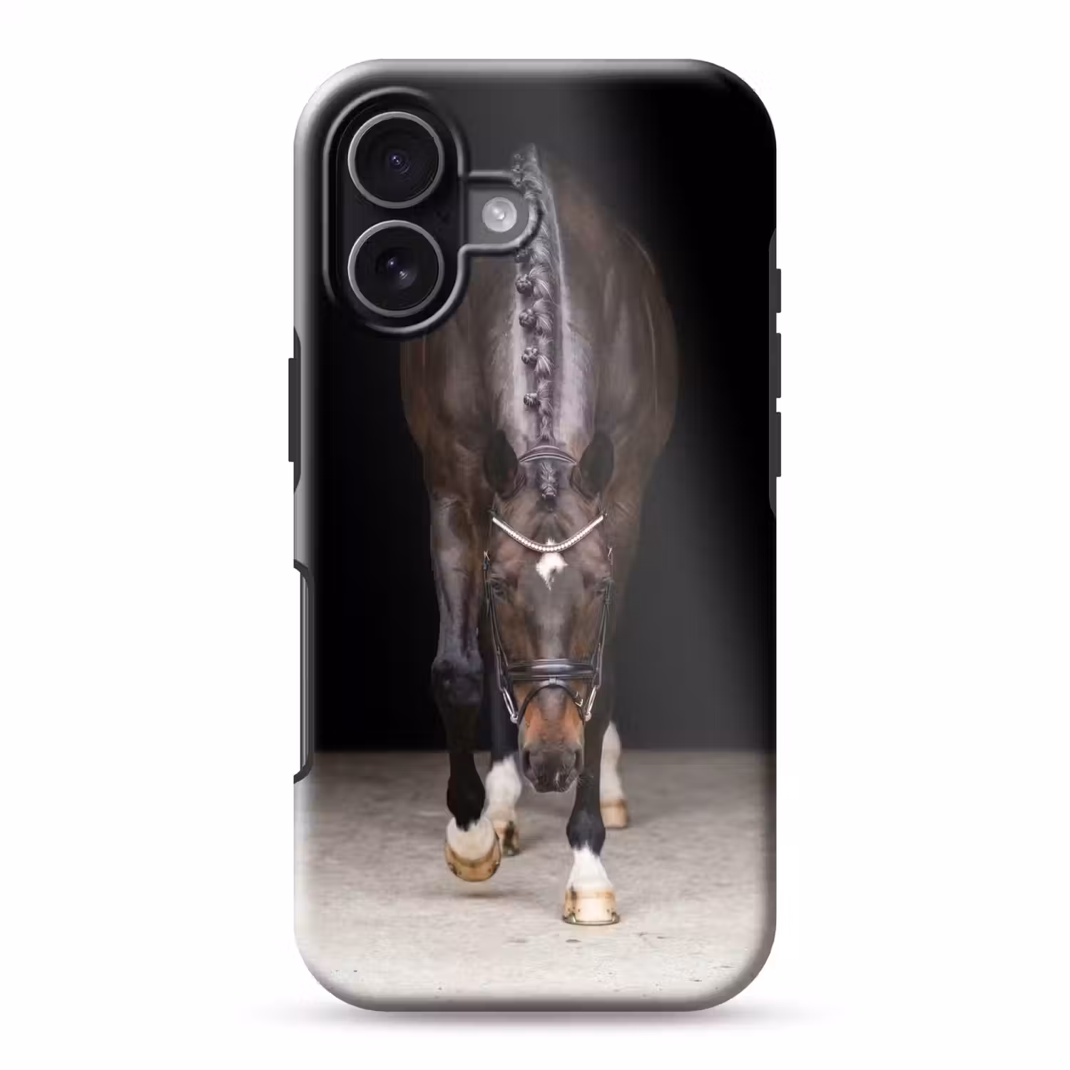 Paard - Modern - Portret Toughcase MagSafe Apple iPhone 17 klein -3d