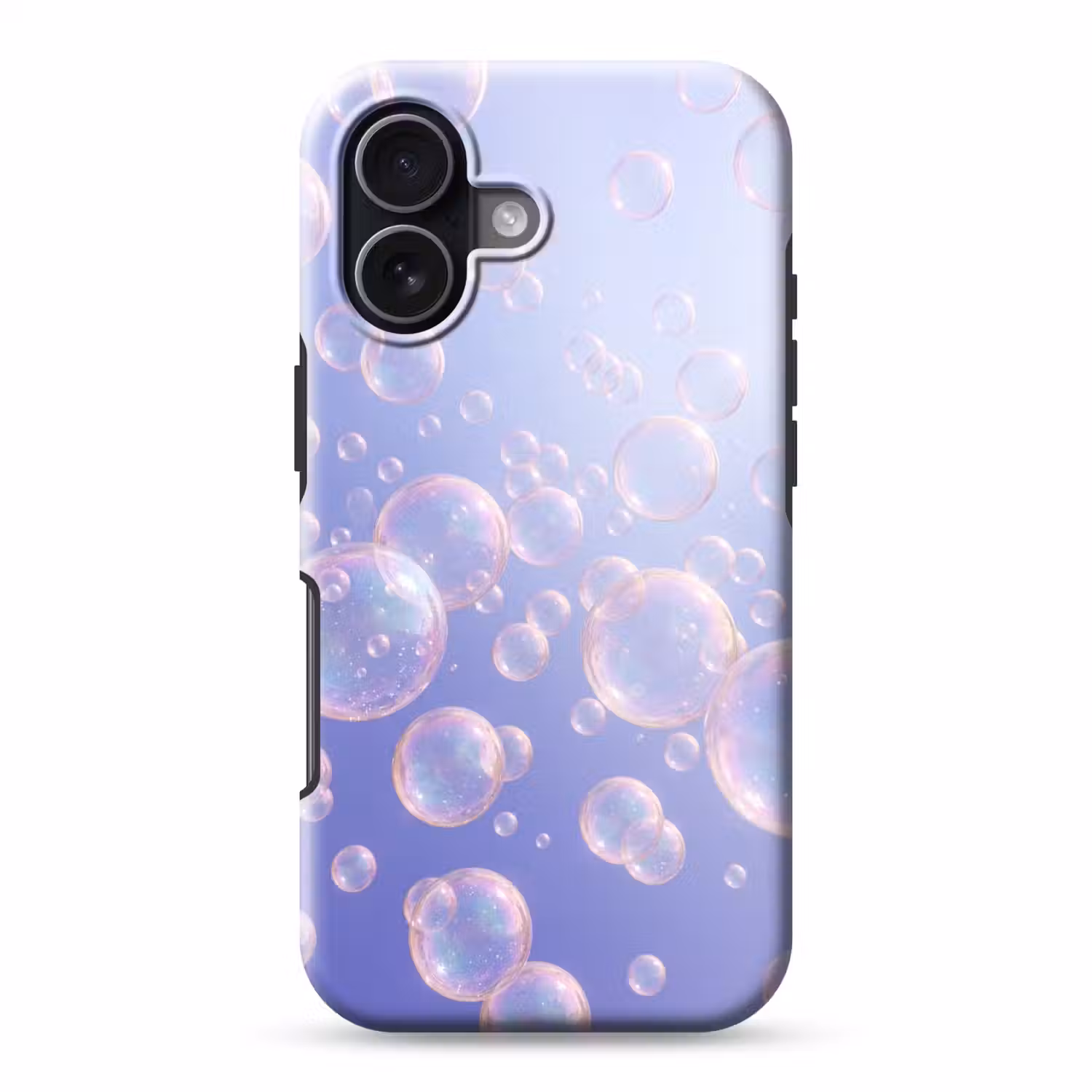 Pastel - Bubbels - Dromerig Toughcase MagSafe Apple iPhone 17 klein -3d
