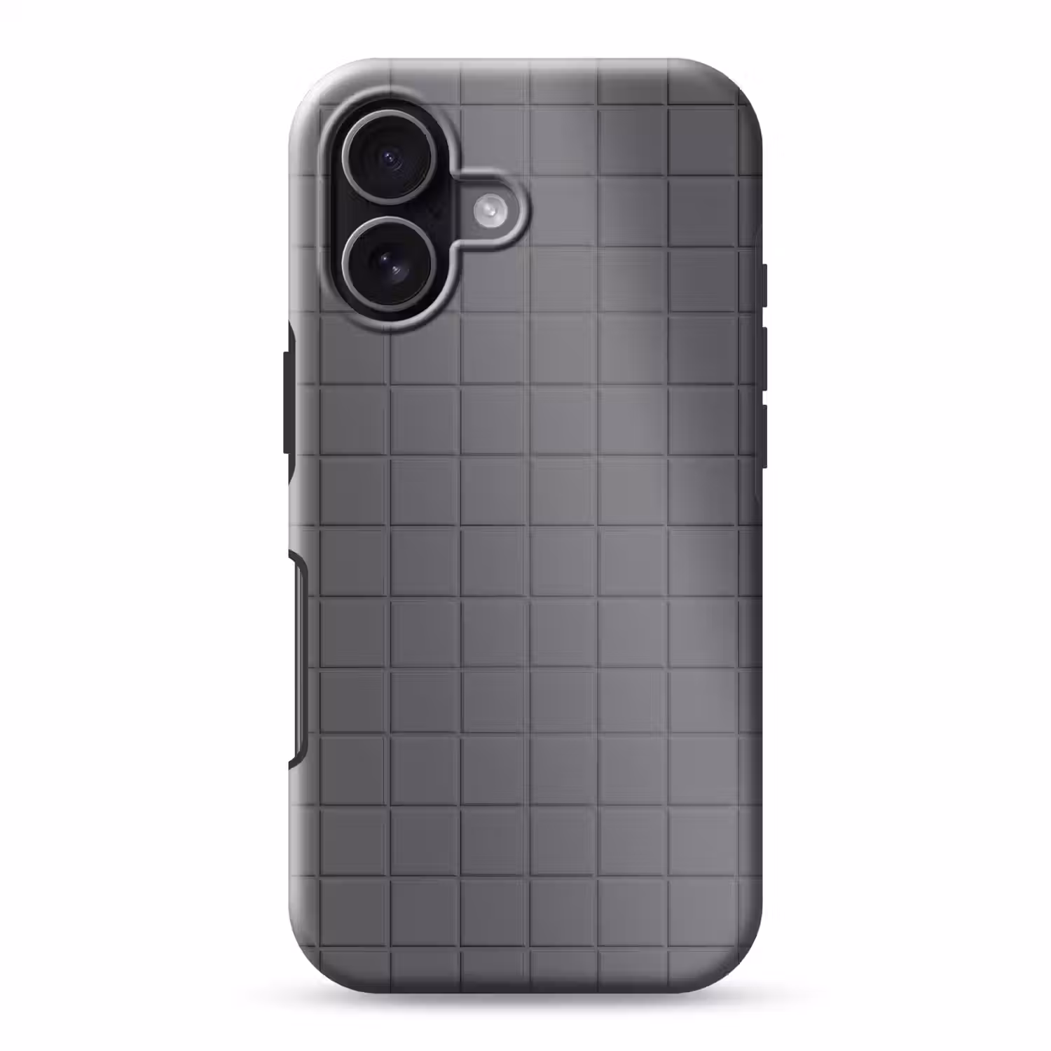 Patroon - Tegel - Grafiet - Grijs Toughcase MagSafe Apple iPhone 17 klein 1017 -3d