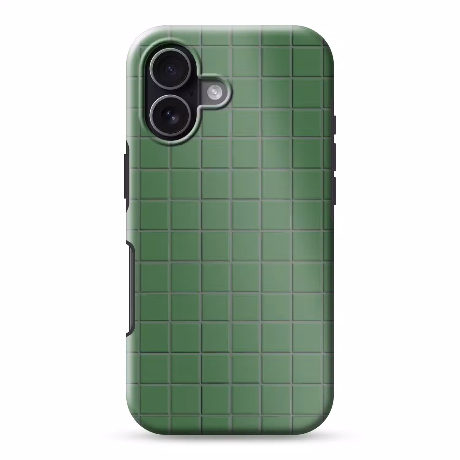 Patroon - Tegels - Groen Toughcase MagSafe Apple iPhone 17 klein 1017 -3d