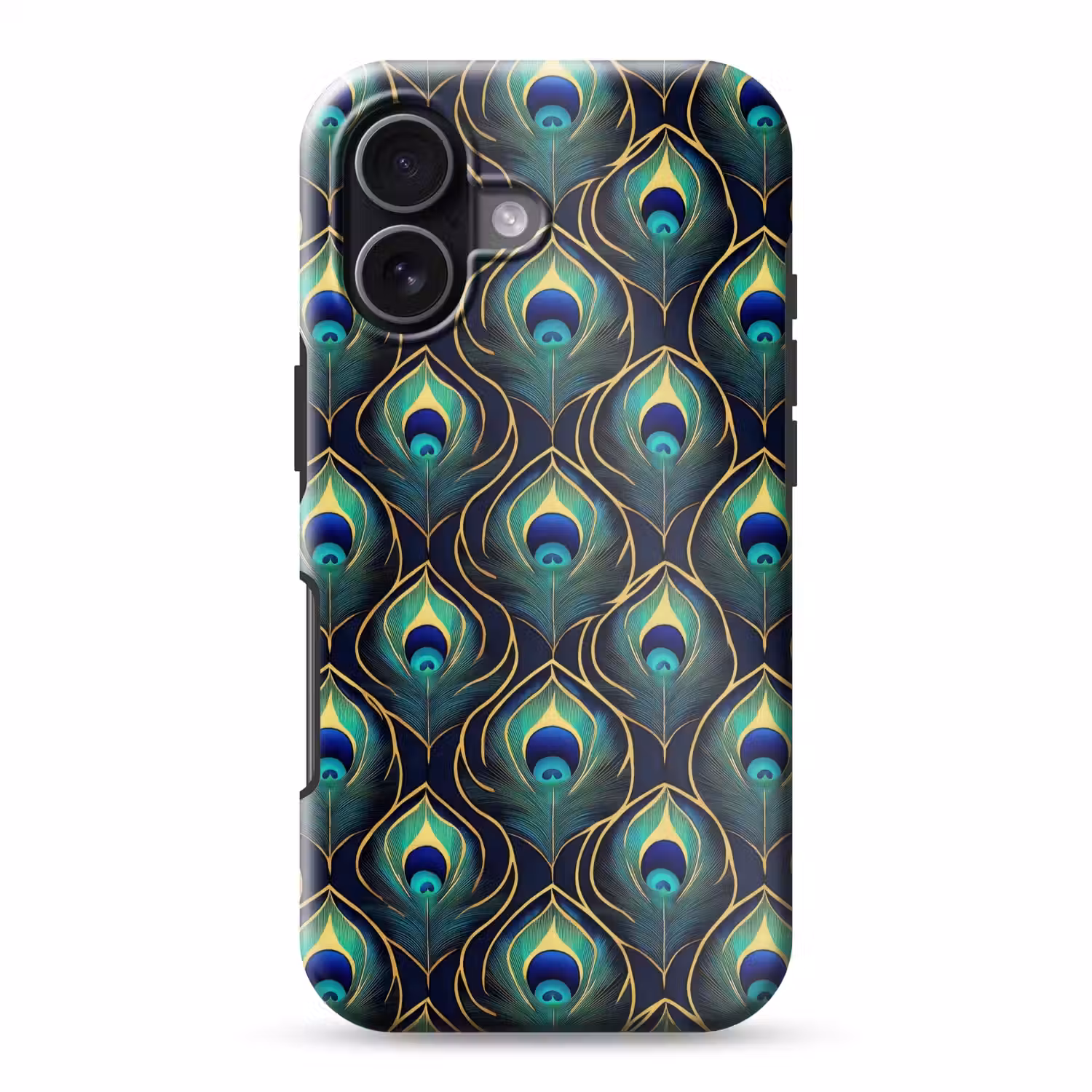 Pauw - Veren - Groen Toughcase MagSafe Apple iPhone 17 klein 1017 -3d