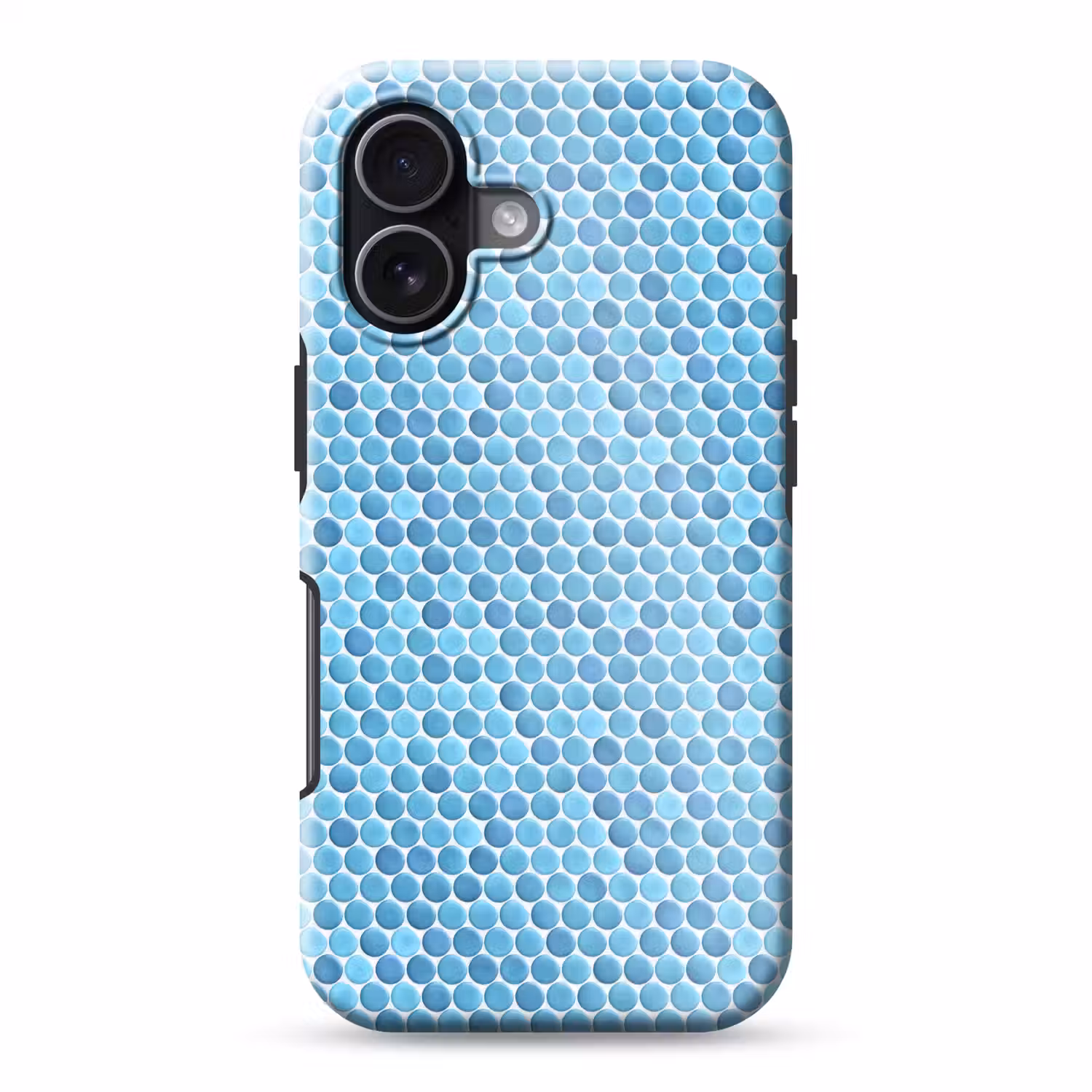 Penny - Mozaïek - Lichtblauw Toughcase MagSafe Apple iPhone 17 klein 1017 -3d