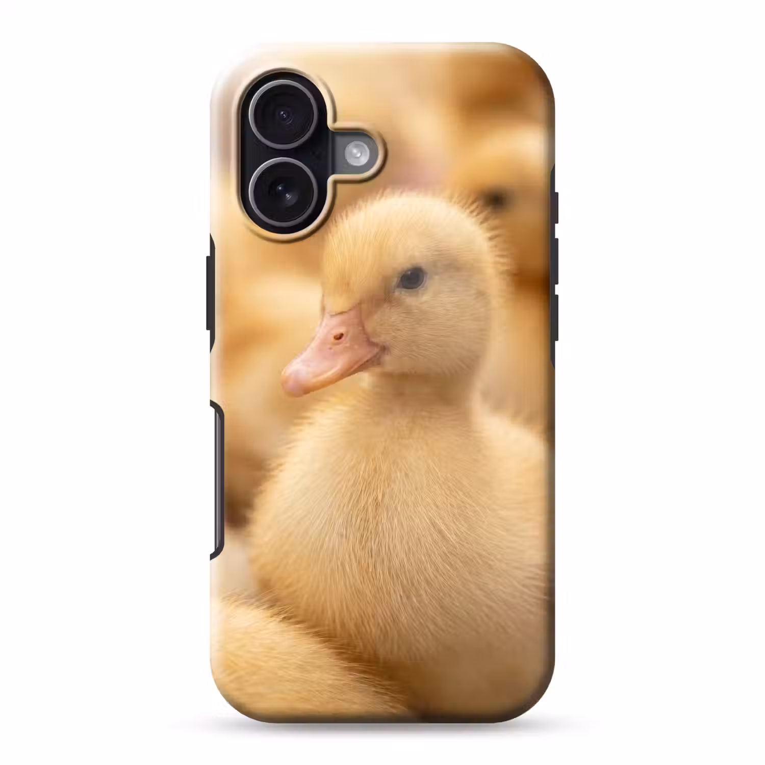Pijltje - Eend - Natuur - Geel Toughcase MagSafe Apple iPhone 17 klein -3d