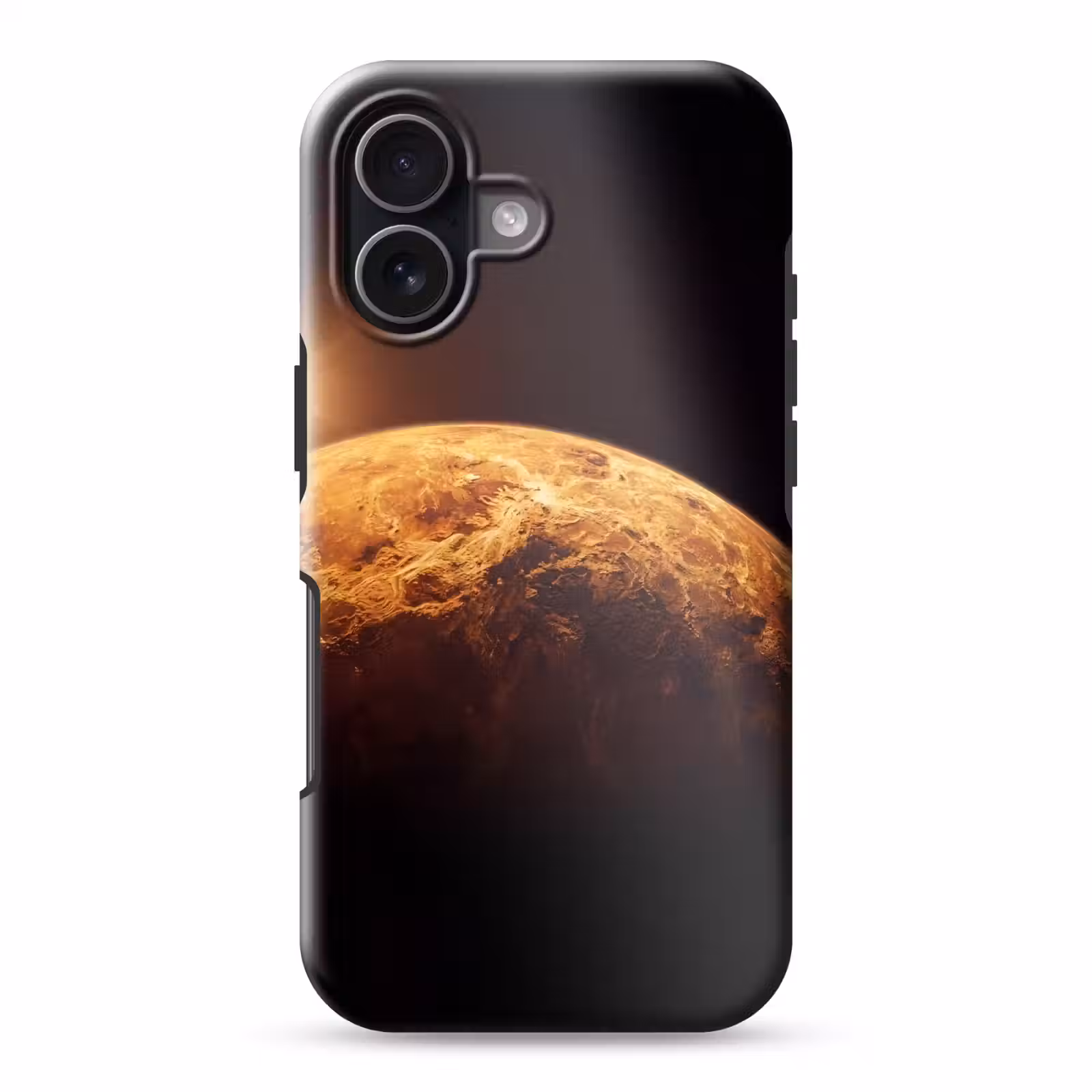 Telefoonhoesje Toughcase - Planeet - Ruimte - Oranje - Planeet - Ruimte - Oranje Toughcase MagSafe Apple iPhone 17 klein