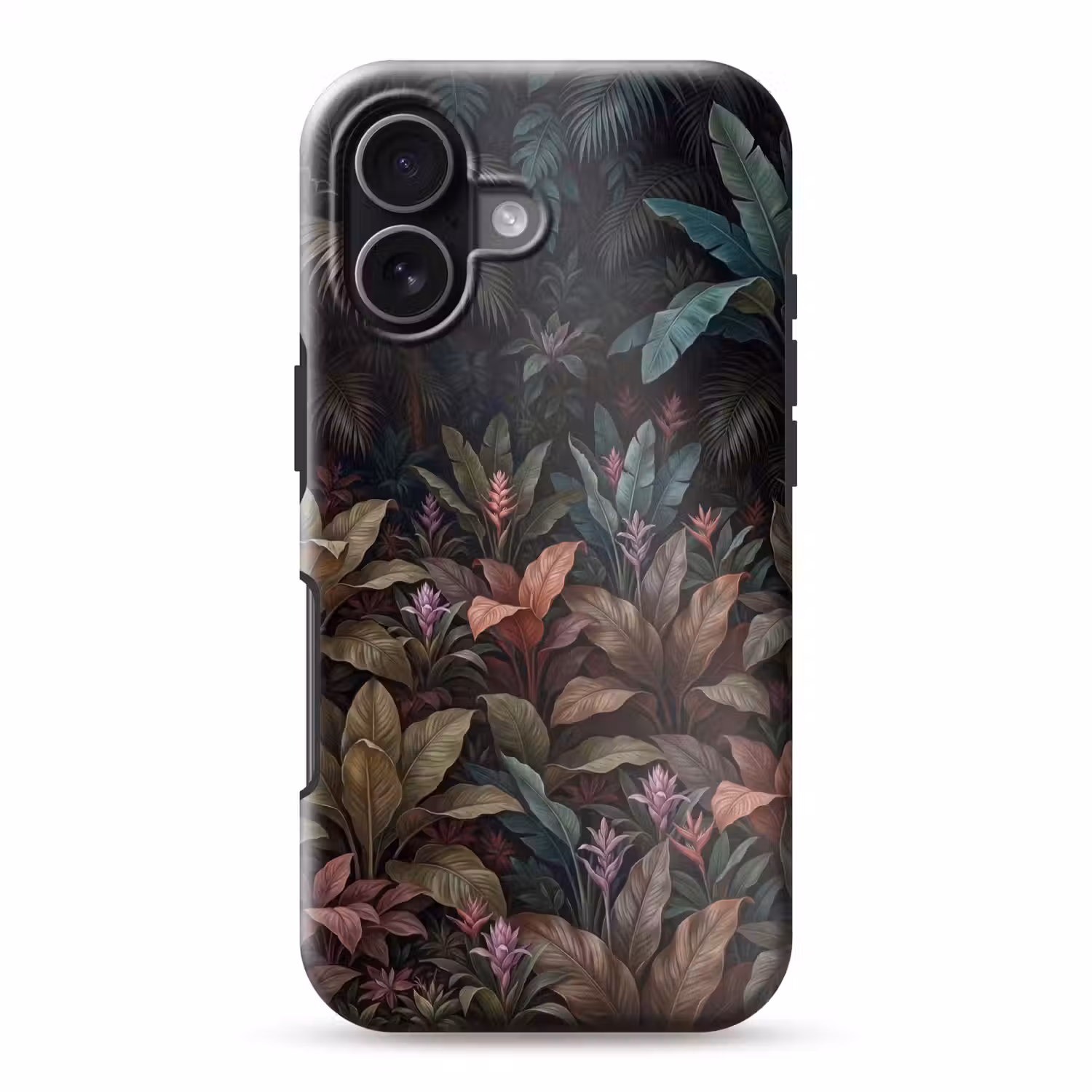 Planten - Tropisch - Jungle - Donker - Natuur Toughcase MagSafe Apple iPhone 17 klein -3d