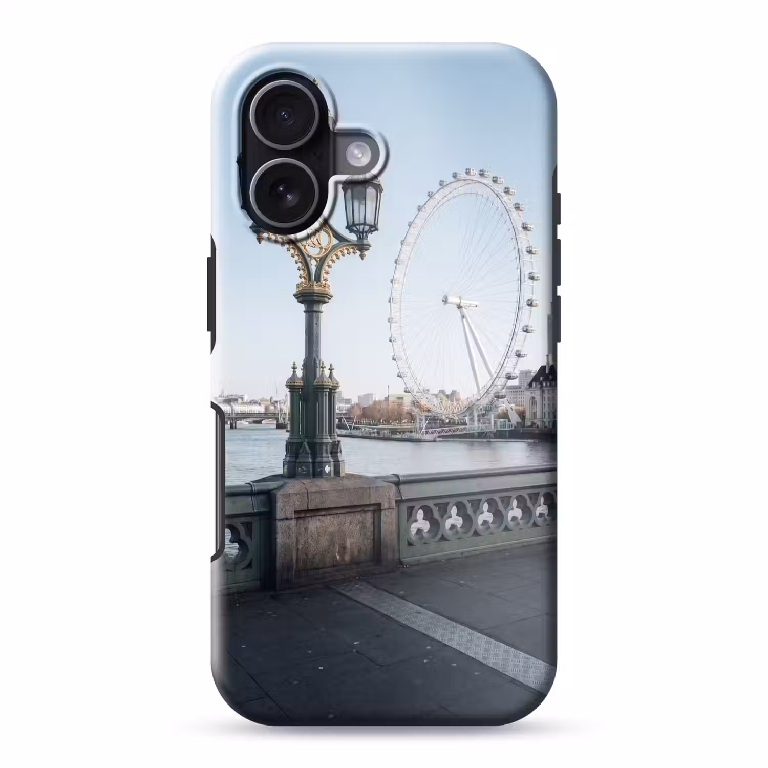 Reuzenrad - Londen - Stad - Architectuur - Brug Toughcase MagSafe Apple iPhone 17 klein -3d