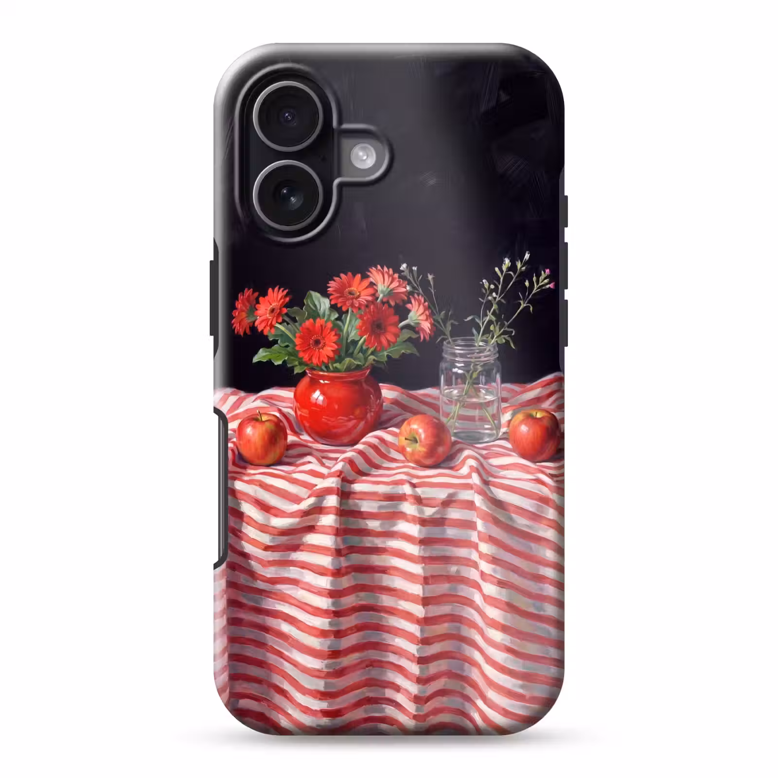 Telefoonhoesje Toughcase - Rode bloemen - Vaas - Rode bloemen - Vaas Toughcase MagSafe Apple iPhone 17 klein