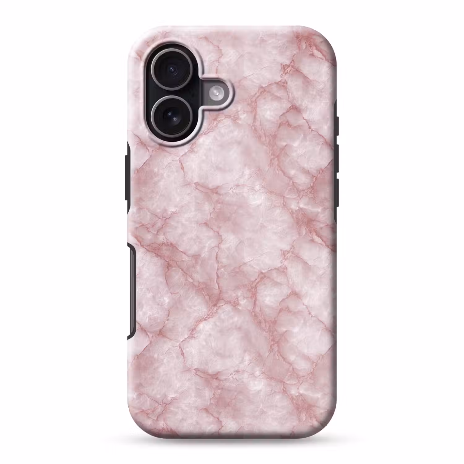 Roze - Kwartsmarmer - Aders Toughcase MagSafe Apple iPhone 17 klein 1017 -3d