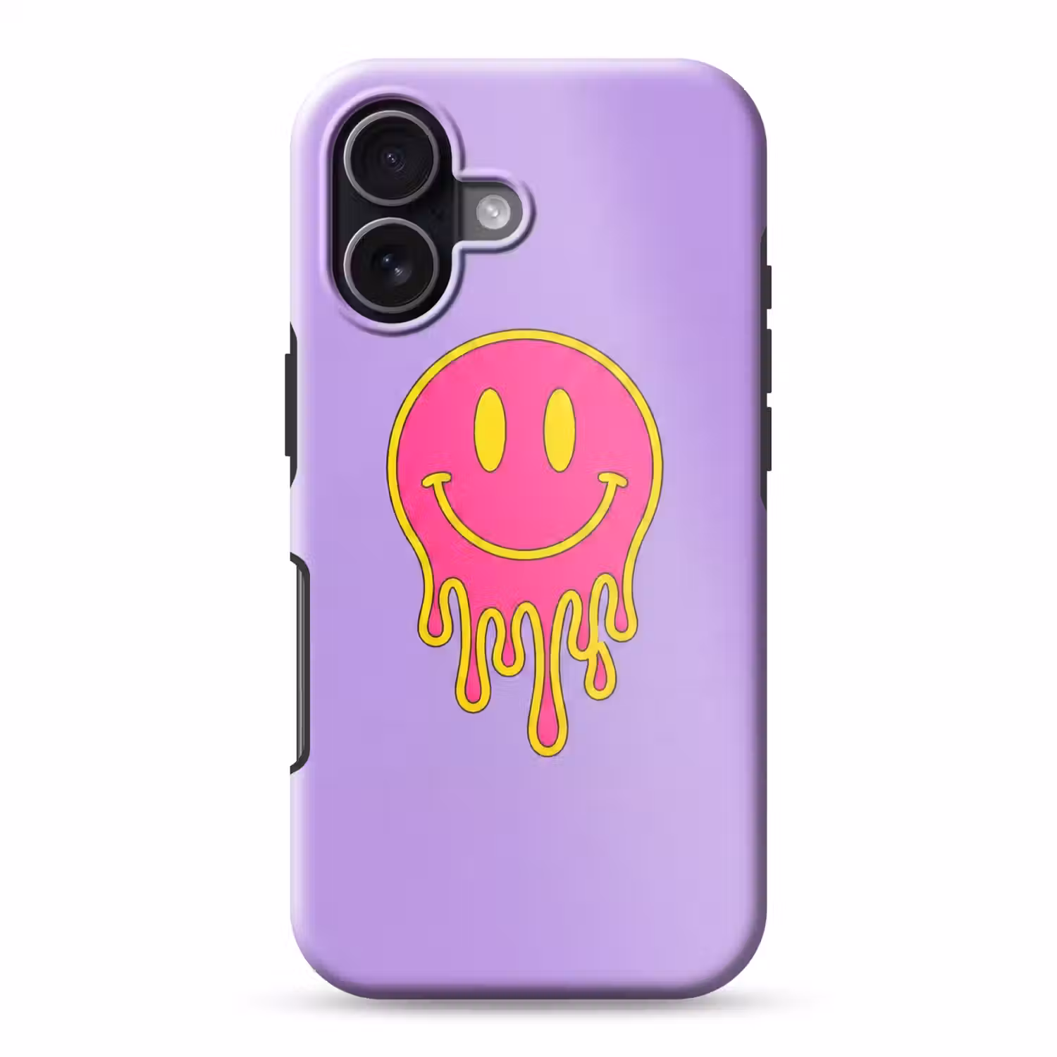 Smiley - Drip - Neon Toughcase MagSafe Apple iPhone 17 klein -3d