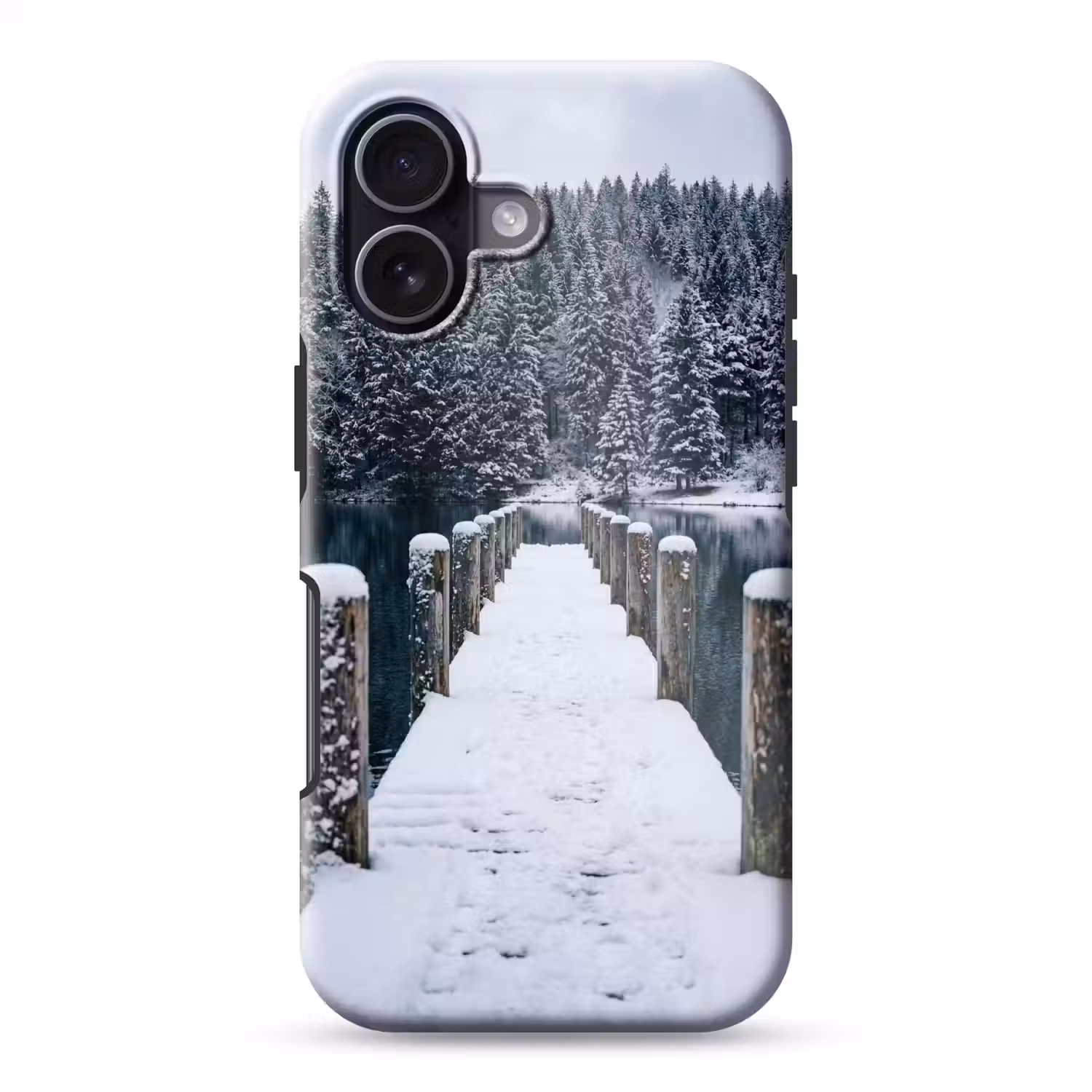 Steiger - Meer - Sneeuw - Bergen - Rustgevend Toughcase MagSafe Apple iPhone 17 klein -3d