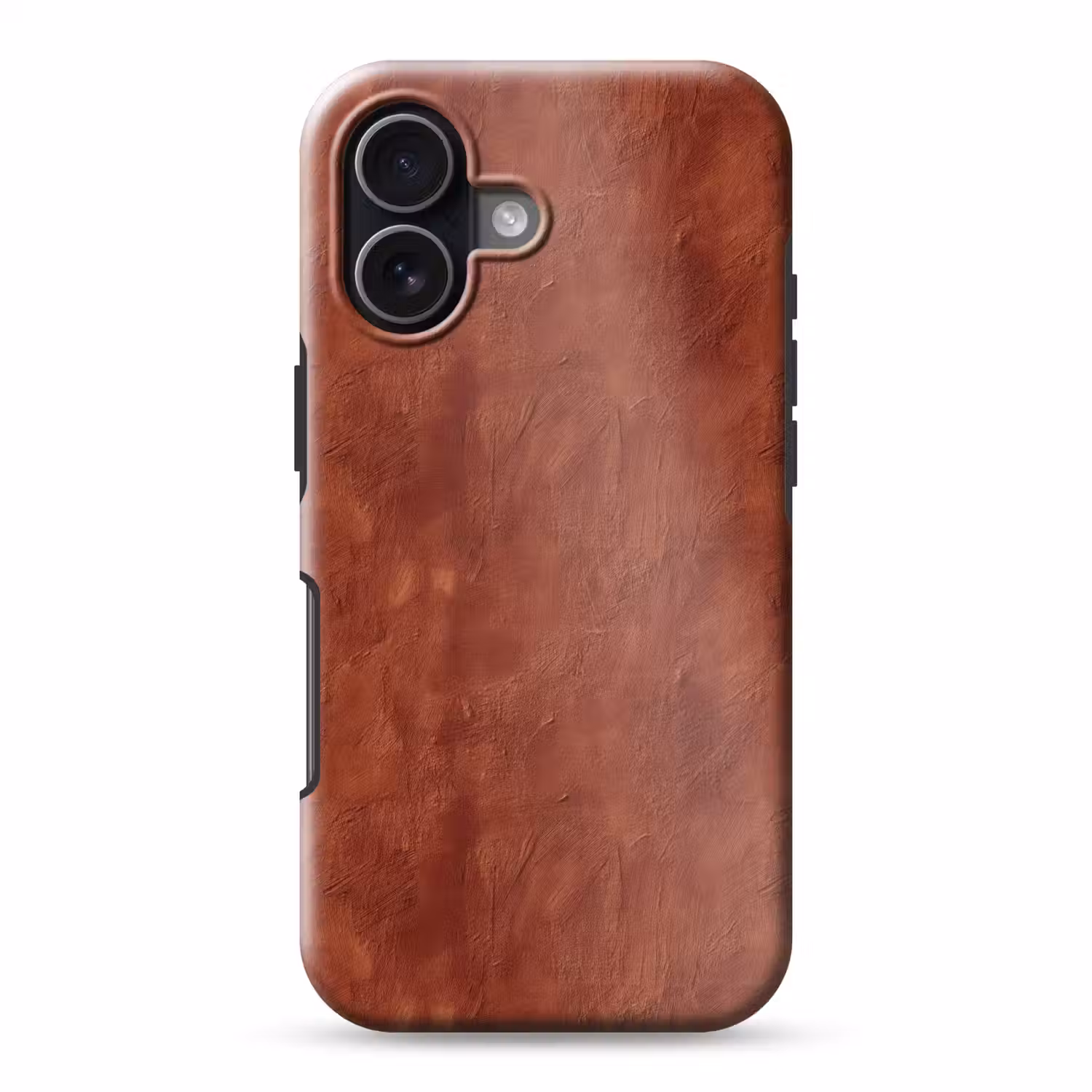 Stucwerk - Textuur - Terracotta Toughcase MagSafe Apple iPhone 17 klein 1017 -3d