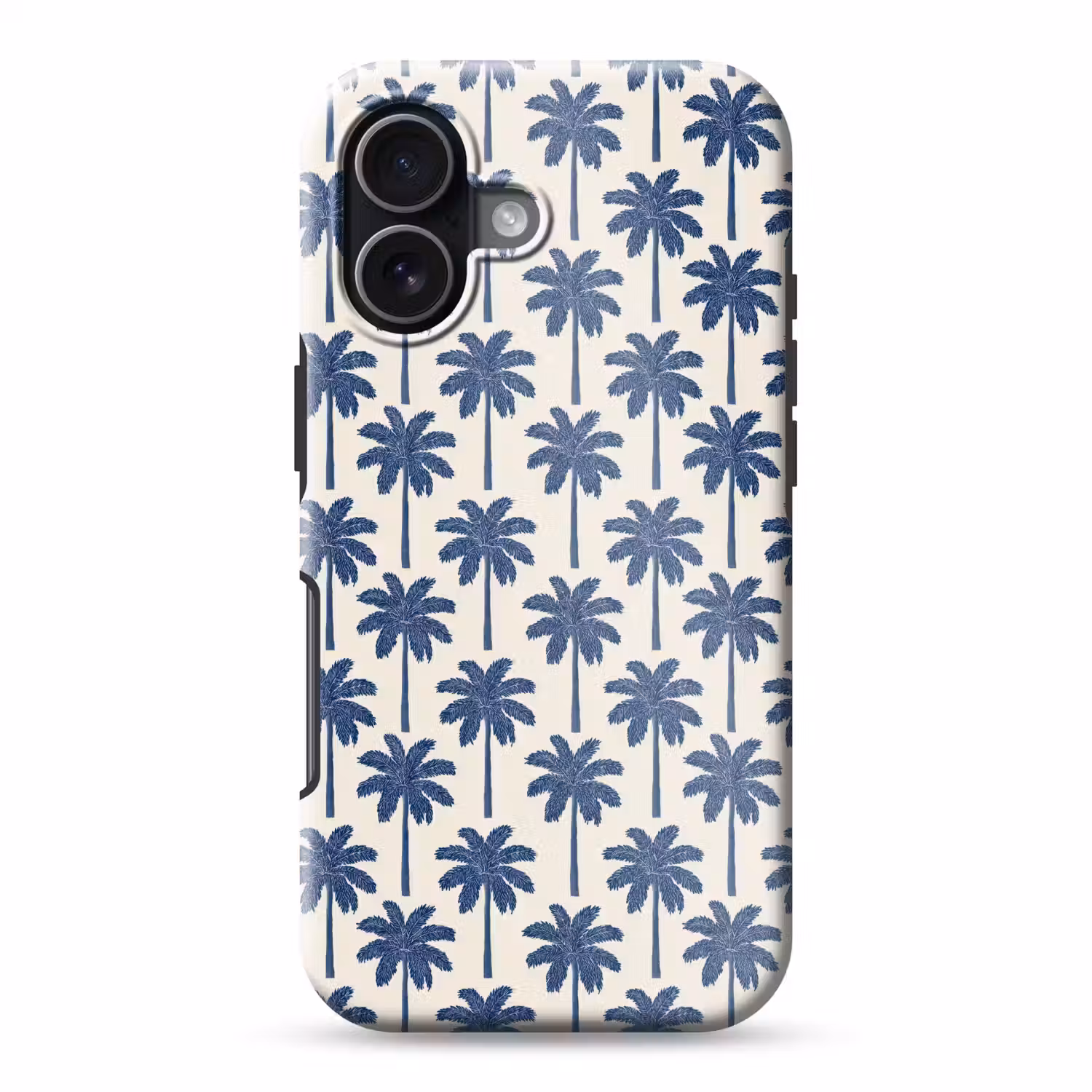 Symmetrisch - Palm - Blauw Toughcase MagSafe Apple iPhone 17 klein 1017 -3d