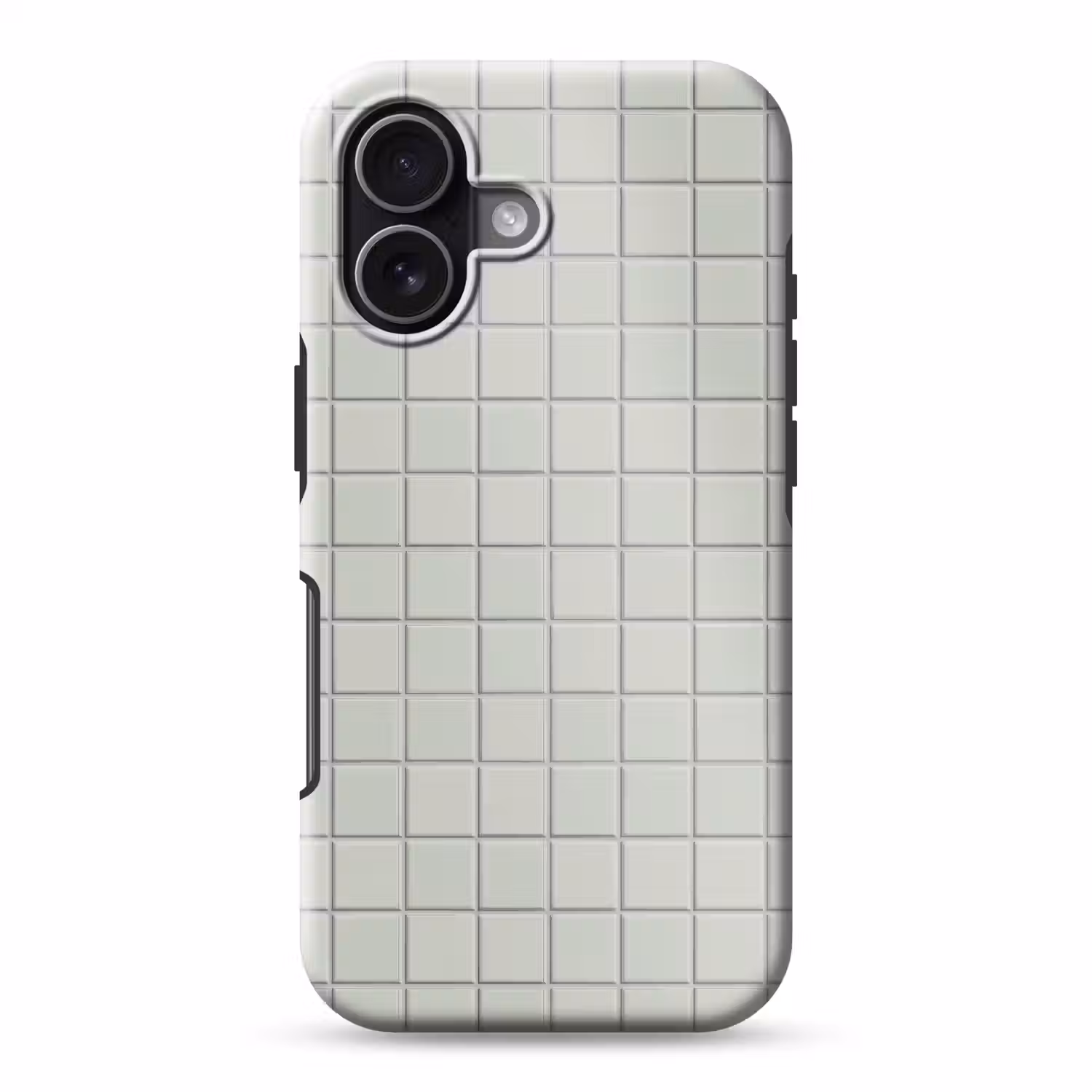 Tegel - Patroon - Lichtgroen Toughcase MagSafe Apple iPhone 17 klein 1017 -3d
