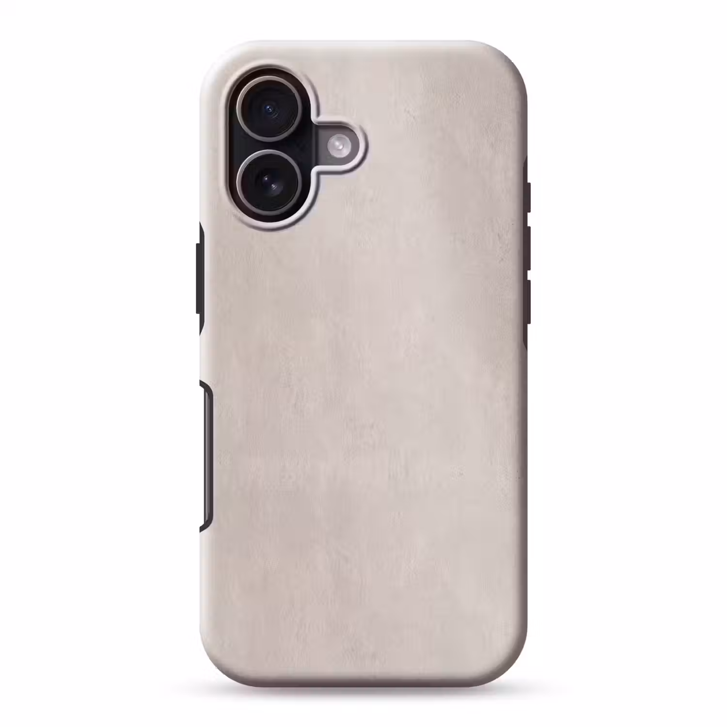 Textuur - Effen - Abstract - Beige Toughcase MagSafe Apple iPhone 17 klein -3d