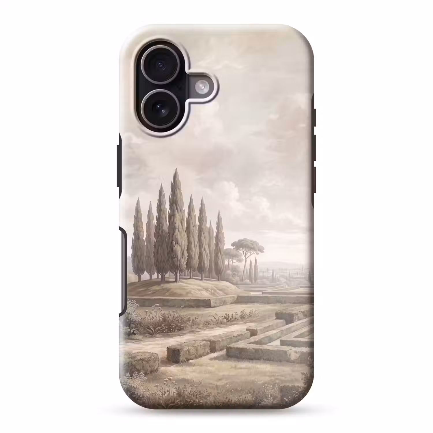 Vallei - Tuin - Natuur - Groen Toughcase MagSafe Apple iPhone 17 klein -3d