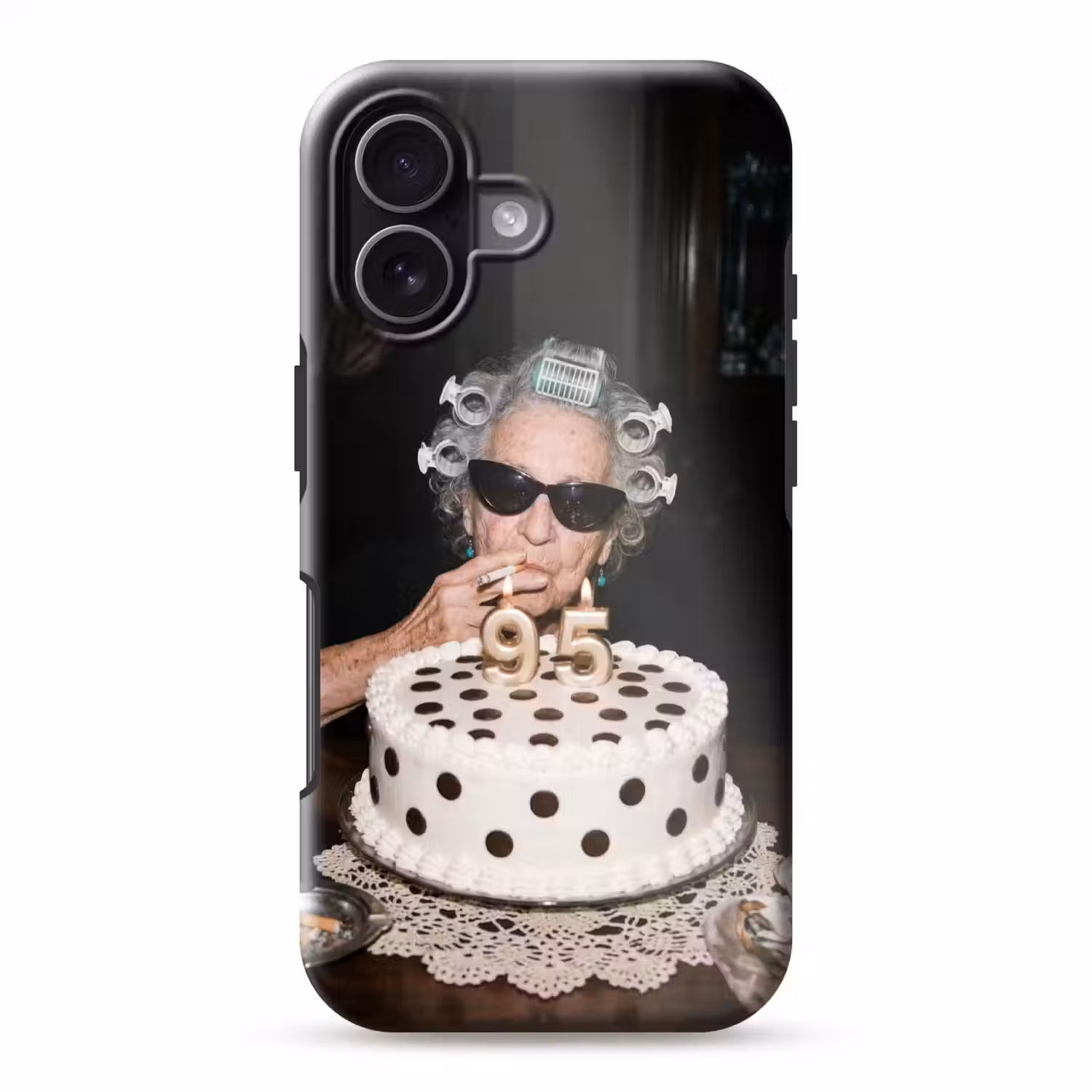 Verjaardag - Krulspeld - Oma Toughcase MagSafe Apple iPhone 17 klein -3d