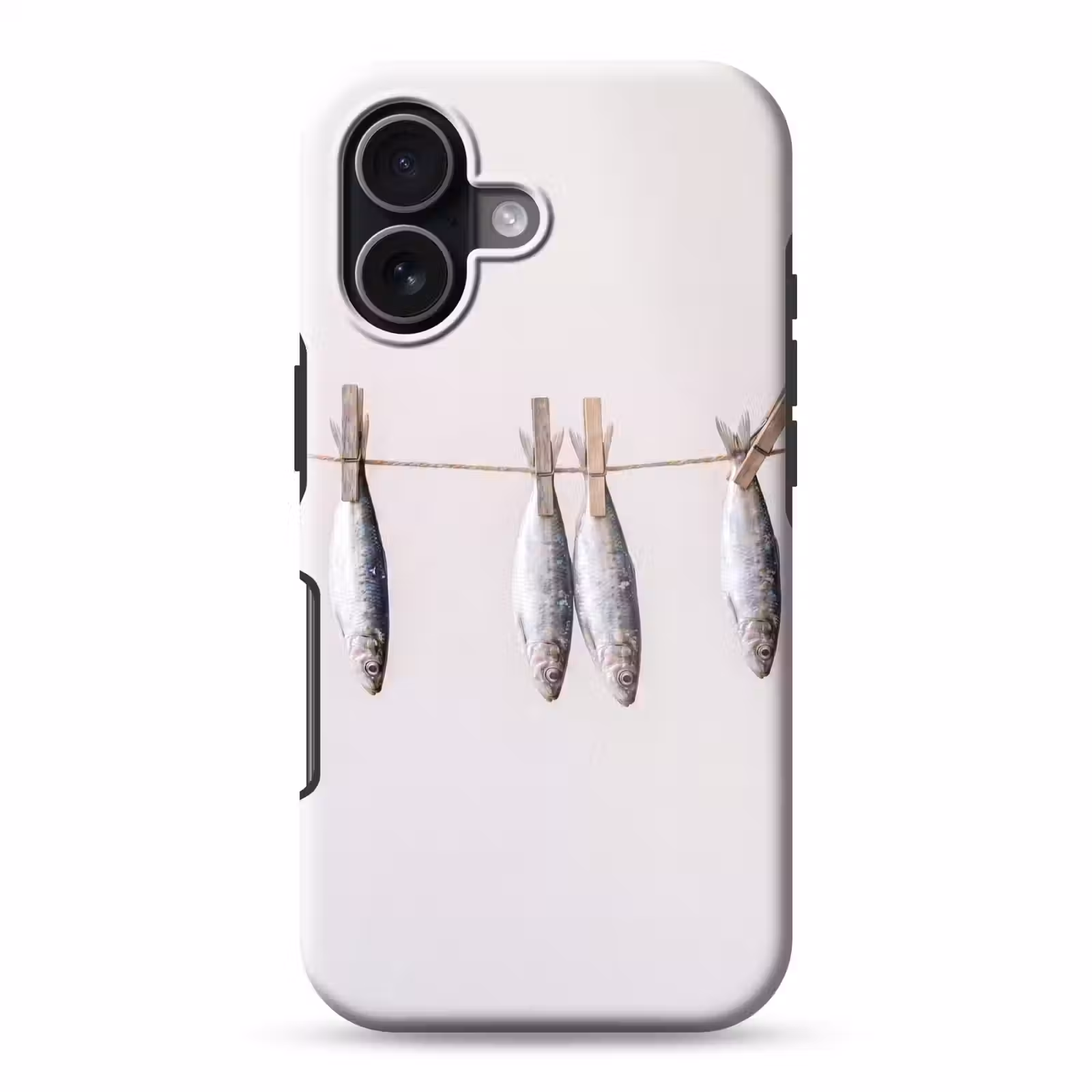 Telefoonhoesje Toughcase - Vis - Hangend - Eten - Vis - Hangend - Eten Toughcase MagSafe Apple iPhone 17 klein