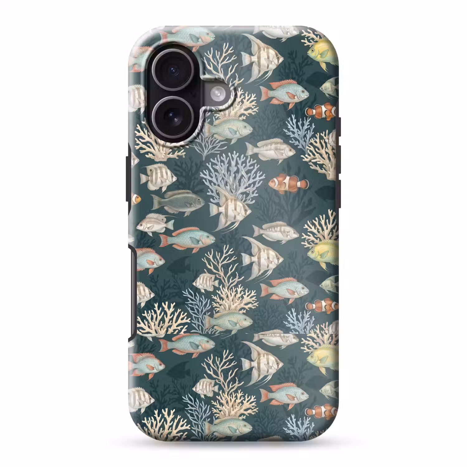 Vis - Koraal - Onderwater - Illustratie Toughcase MagSafe Apple iPhone 17 klein -3d