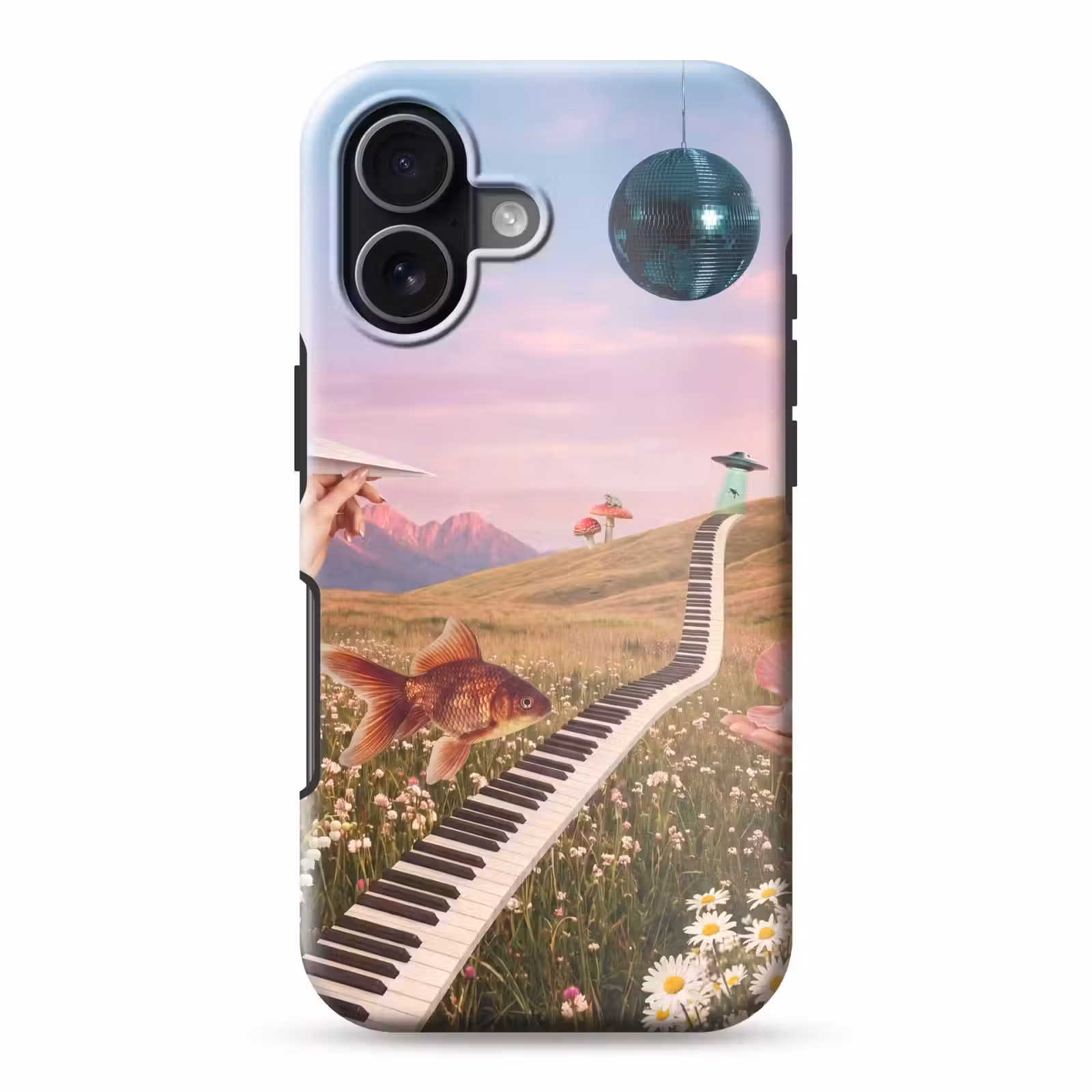 Telefoonhoesje Toughcase - Vis - Natuur - Abstract - Vis - Natuur - Abstract Toughcase MagSafe Apple iPhone 17 klein