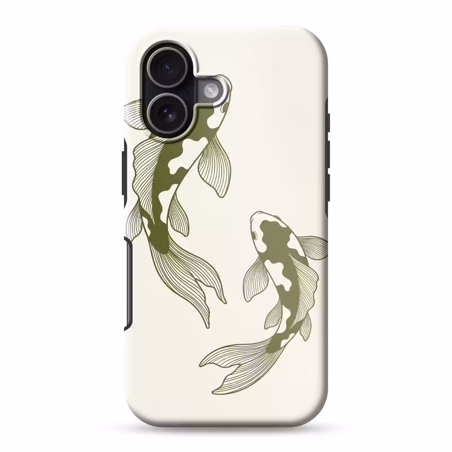 Vis - Zwemmend - Groen - Abstract - Dieren Toughcase MagSafe Apple iPhone 17 klein -3d