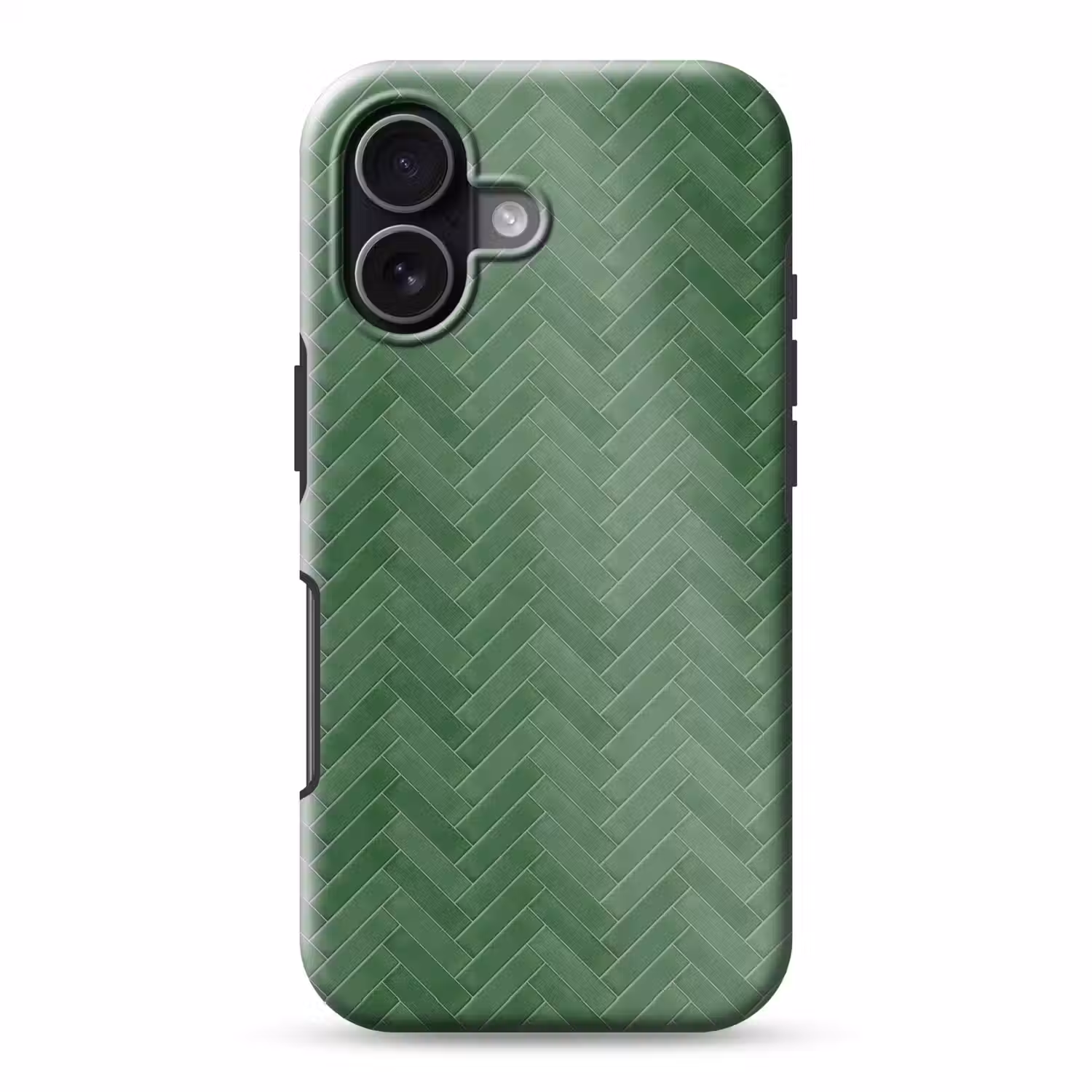 Visgraat - Wandtegel - Bosgroen Toughcase MagSafe Apple iPhone 17 klein 1017 -3d
