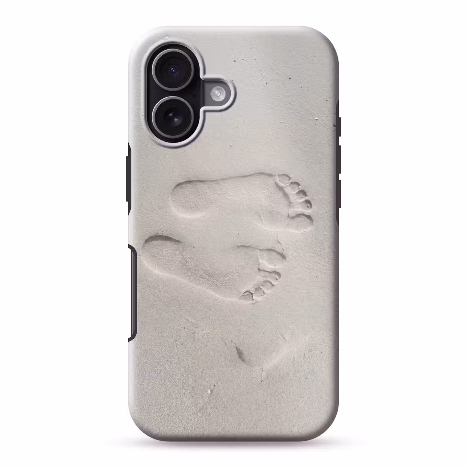 Voeten - Afdrukken - Zand Toughcase MagSafe Apple iPhone 17 klein -3d