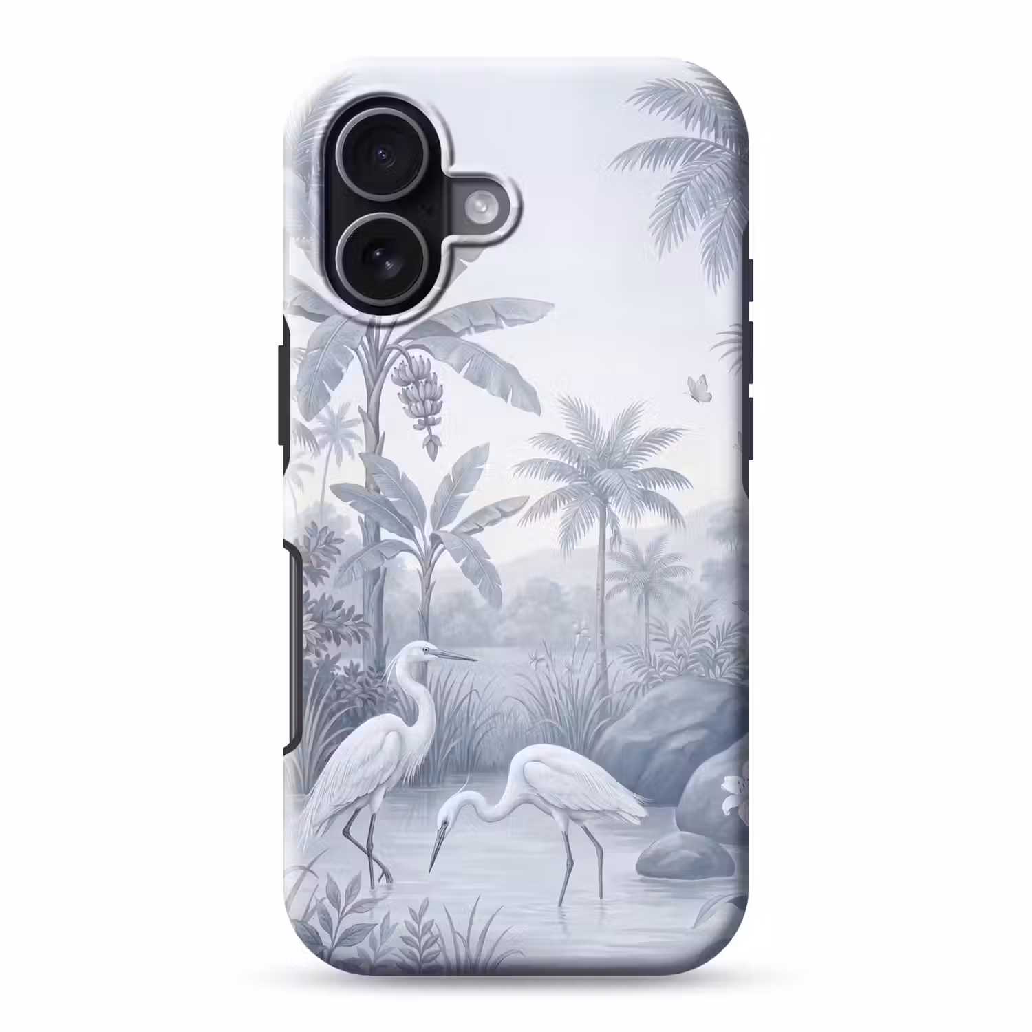 Vogel - Water - Tropisch - Natuur - Blauw Toughcase MagSafe Apple iPhone 17 klein -3d