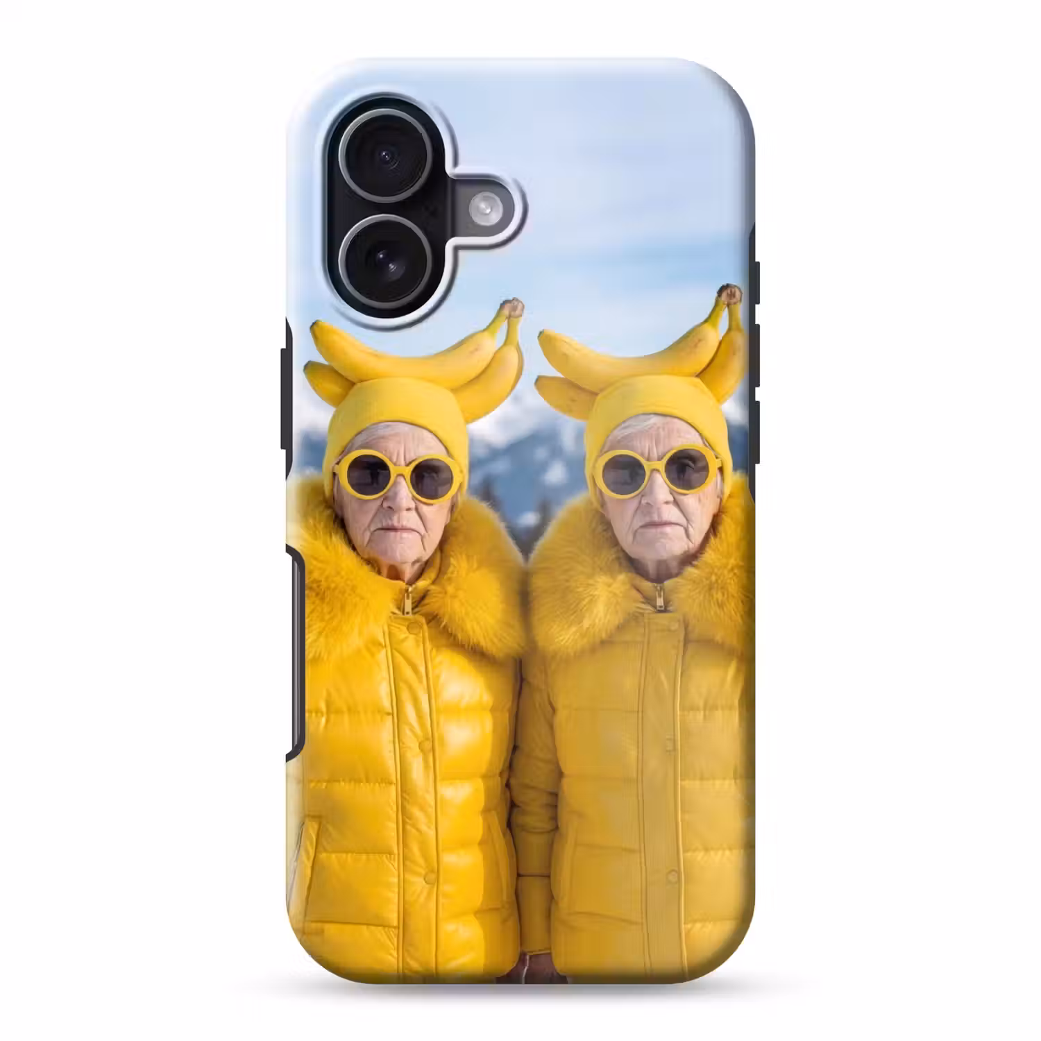 Vrouwen - Bananen - Geel Toughcase MagSafe Apple iPhone 17 klein -3d
