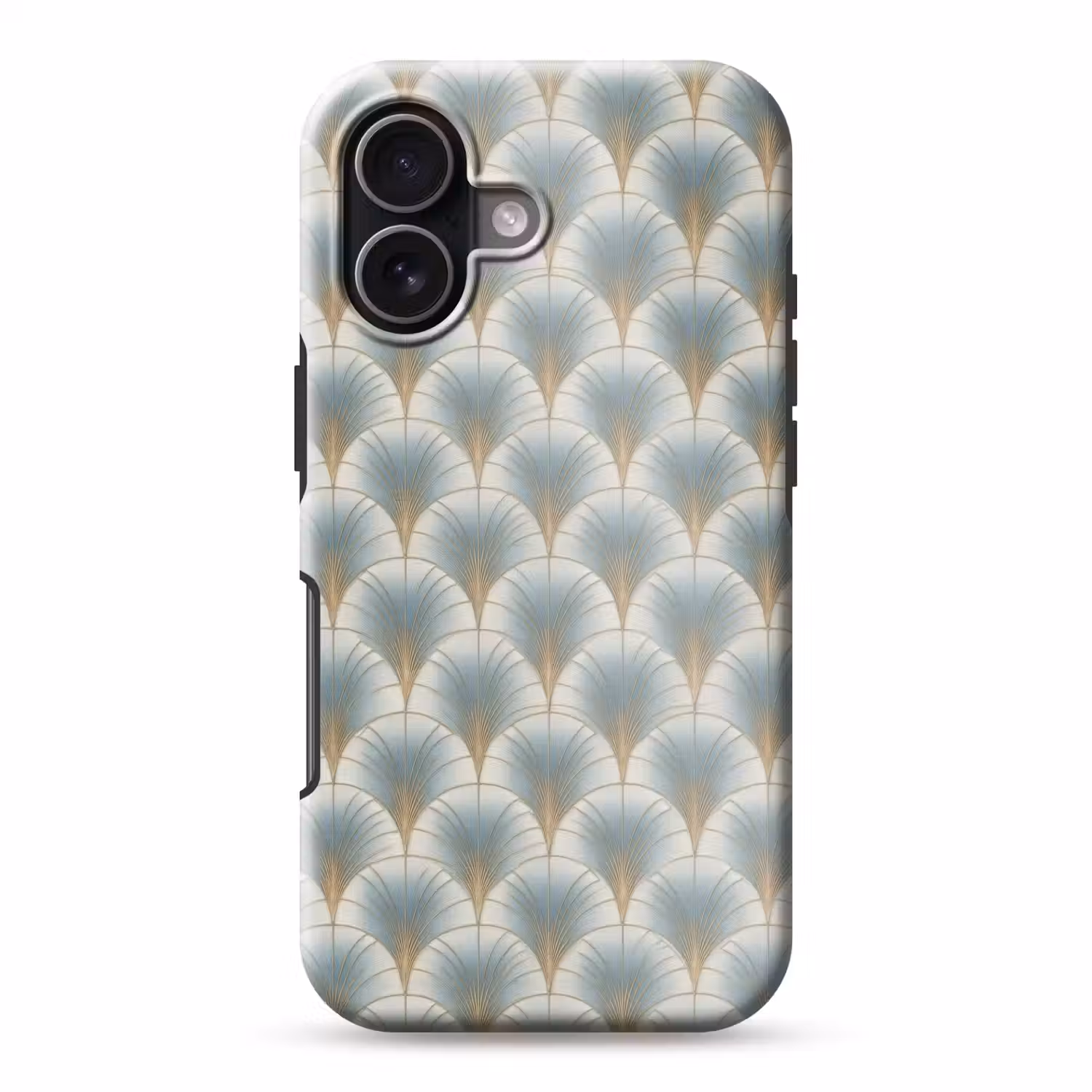 Waaier - Klassiek - Blauw Toughcase MagSafe Apple iPhone 17 klein 1017 -3d