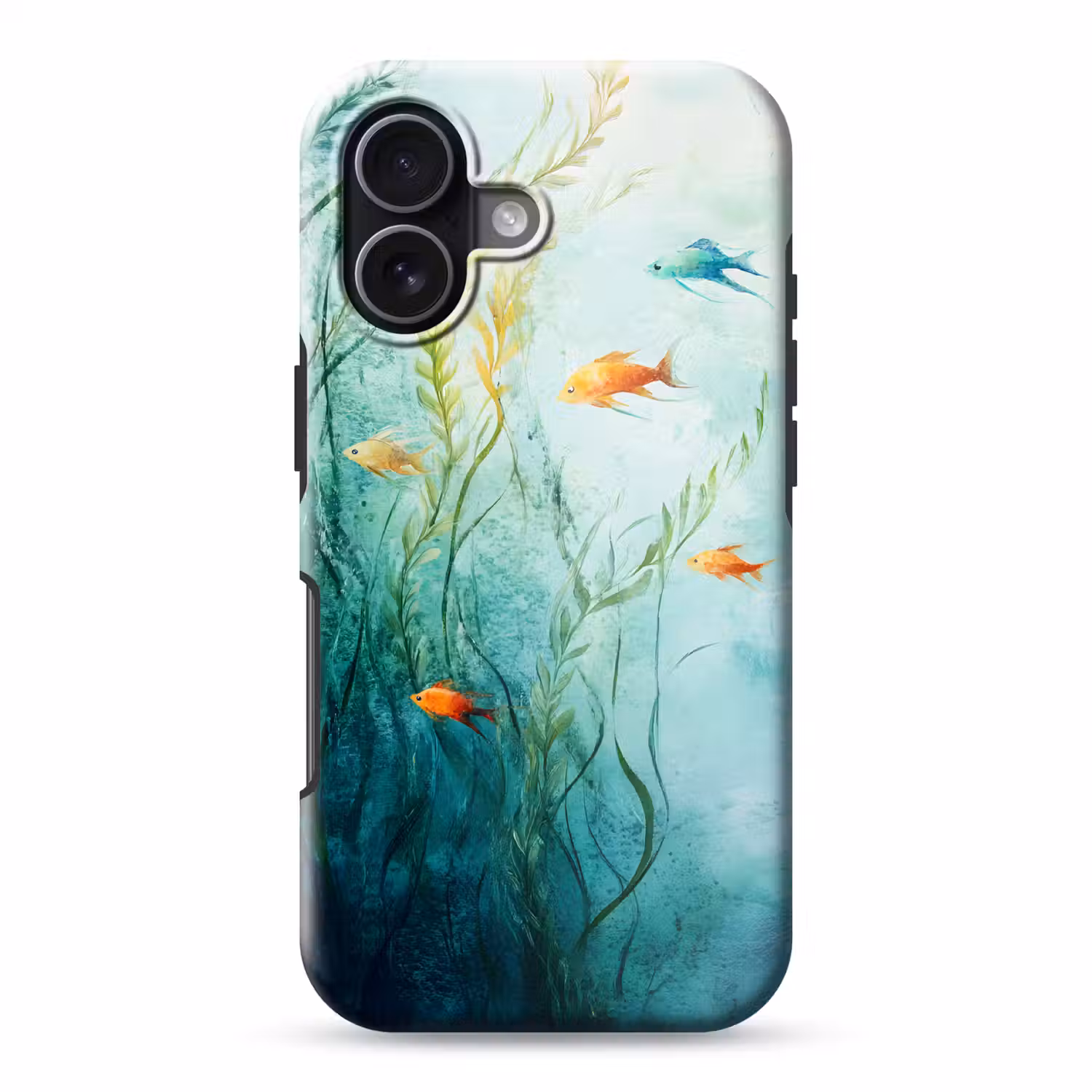 Waterplanten - Vissen - Kleurrijk - Water Toughcase MagSafe Apple iPhone 17 klein -3d