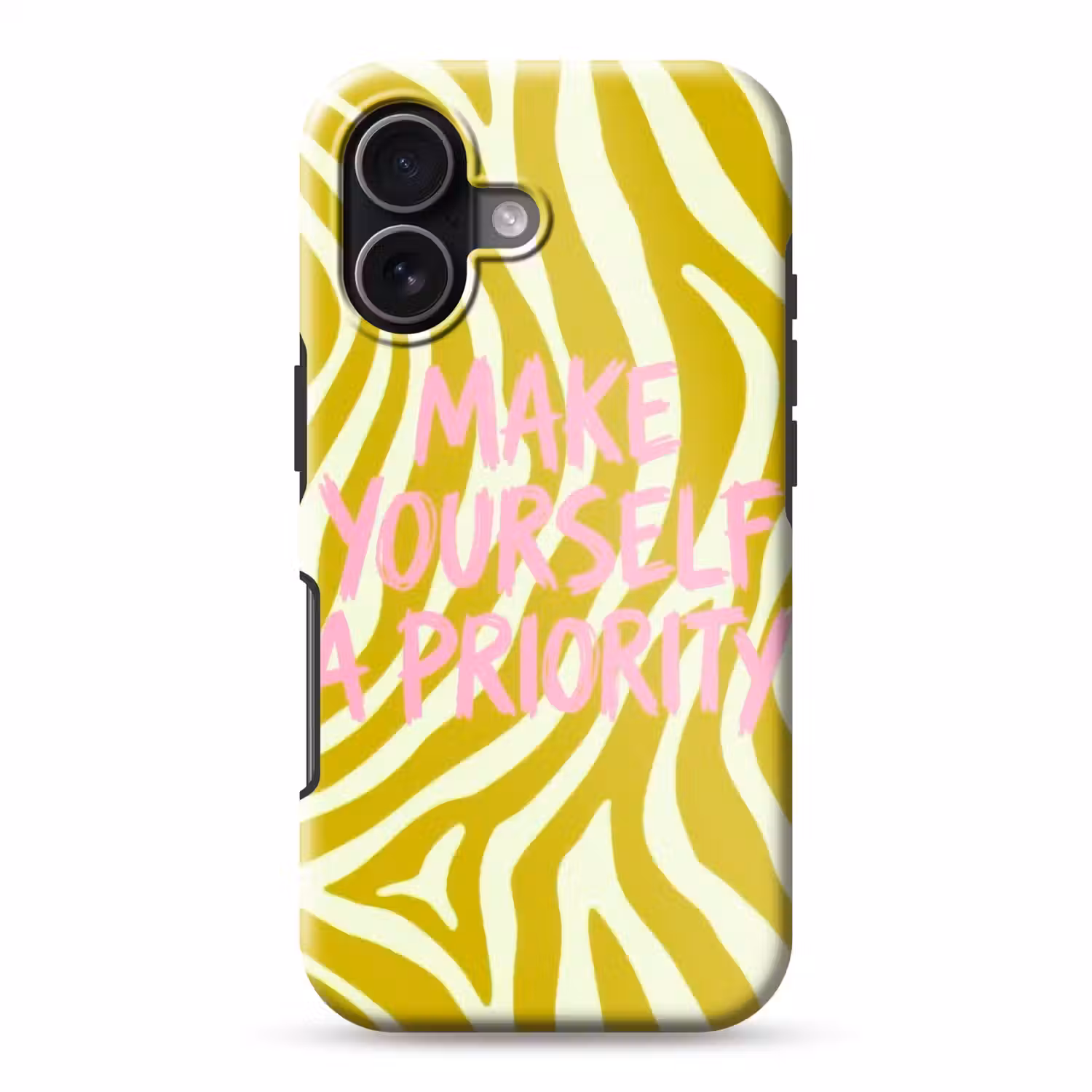 Zebraprint - Priority - Roze Toughcase MagSafe Apple iPhone 17 klein -3d