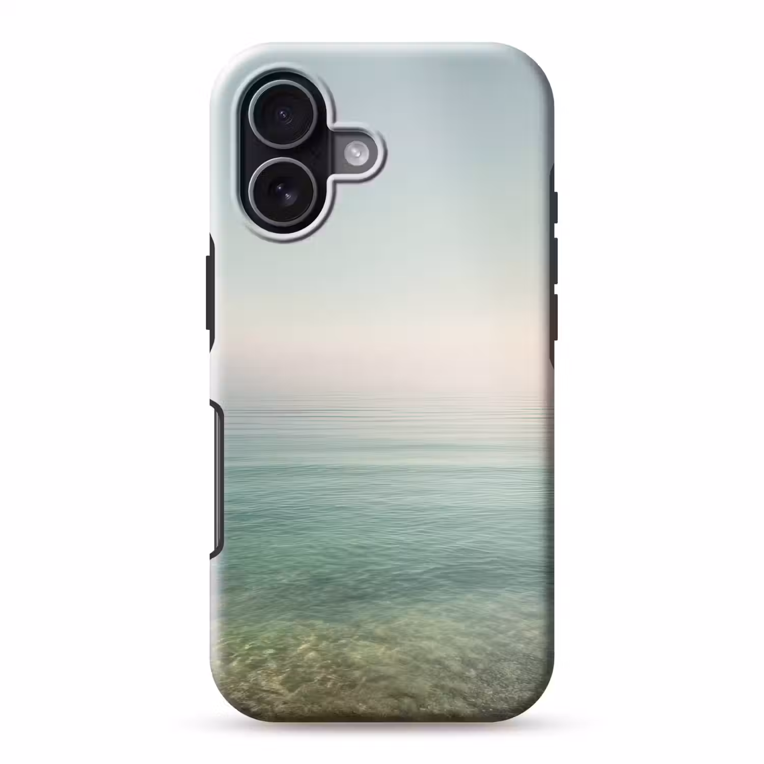 Zee - Horizon - Blauw - Mist Toughcase MagSafe Apple iPhone 17 klein -3d
