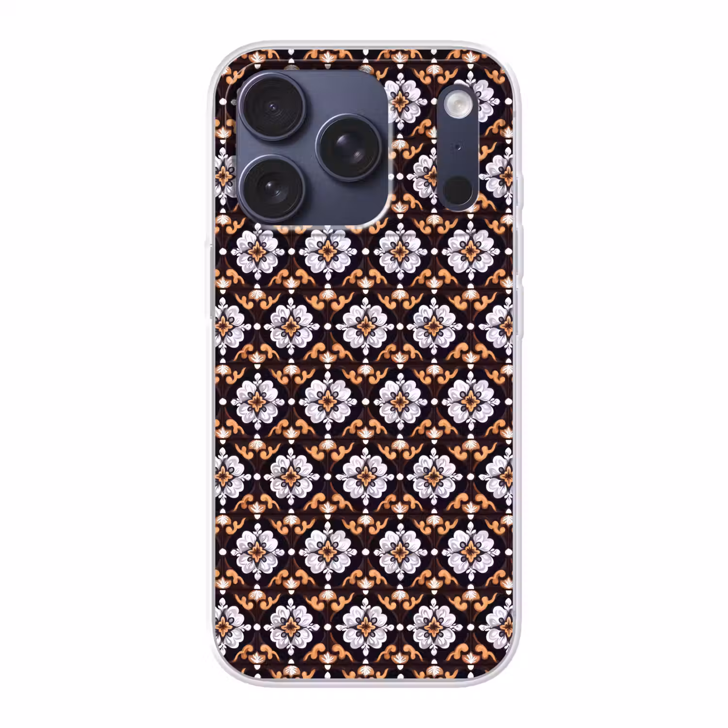 traditioneel - Element - Kleurrijk Telefoonhoesje iPhone 17 Pro klein 878 -3d