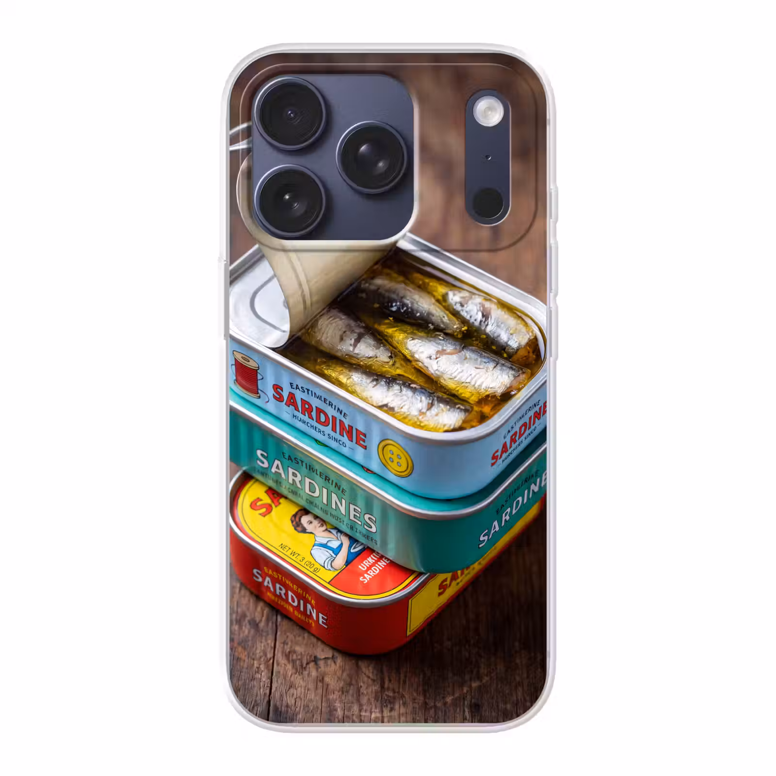 Telefoonhoesje - Vis - Blikjes - Keuken - Vis - Blikjes - Keuken Telefoonhoesje iPhone 17 Pro klein