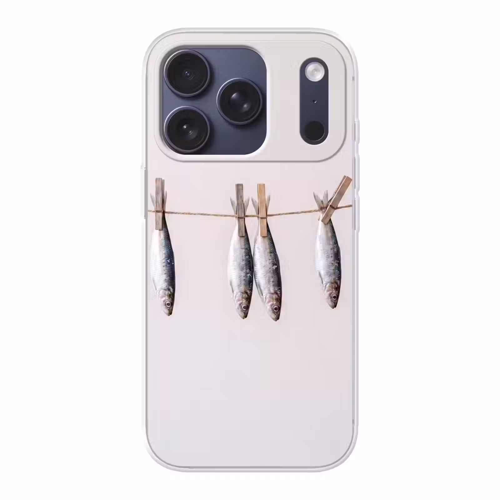 Telefoonhoesje - Vis - Hangend - Eten - Vis - Hangend - Eten Telefoonhoesje iPhone 17 Pro klein