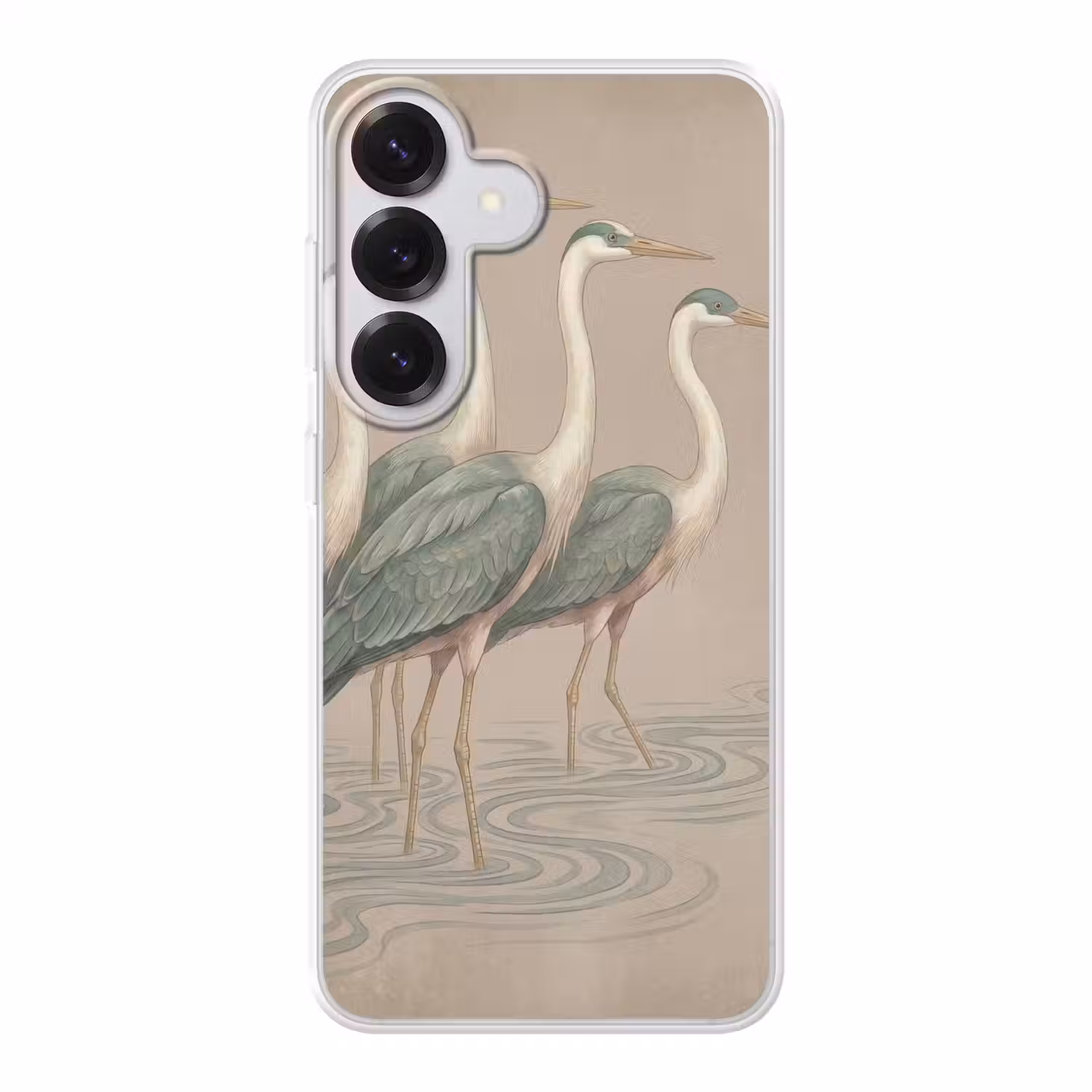 Vogel - Water - Natuur - Vintage Telefoonhoesje Samsung Galaxy S26 klein -3d