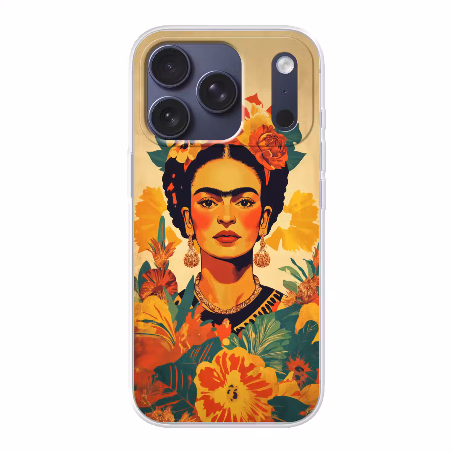 Vrouwelijk - Bloemen - Sieraden Telefoonhoesje iPhone 17 Pro klein -3d