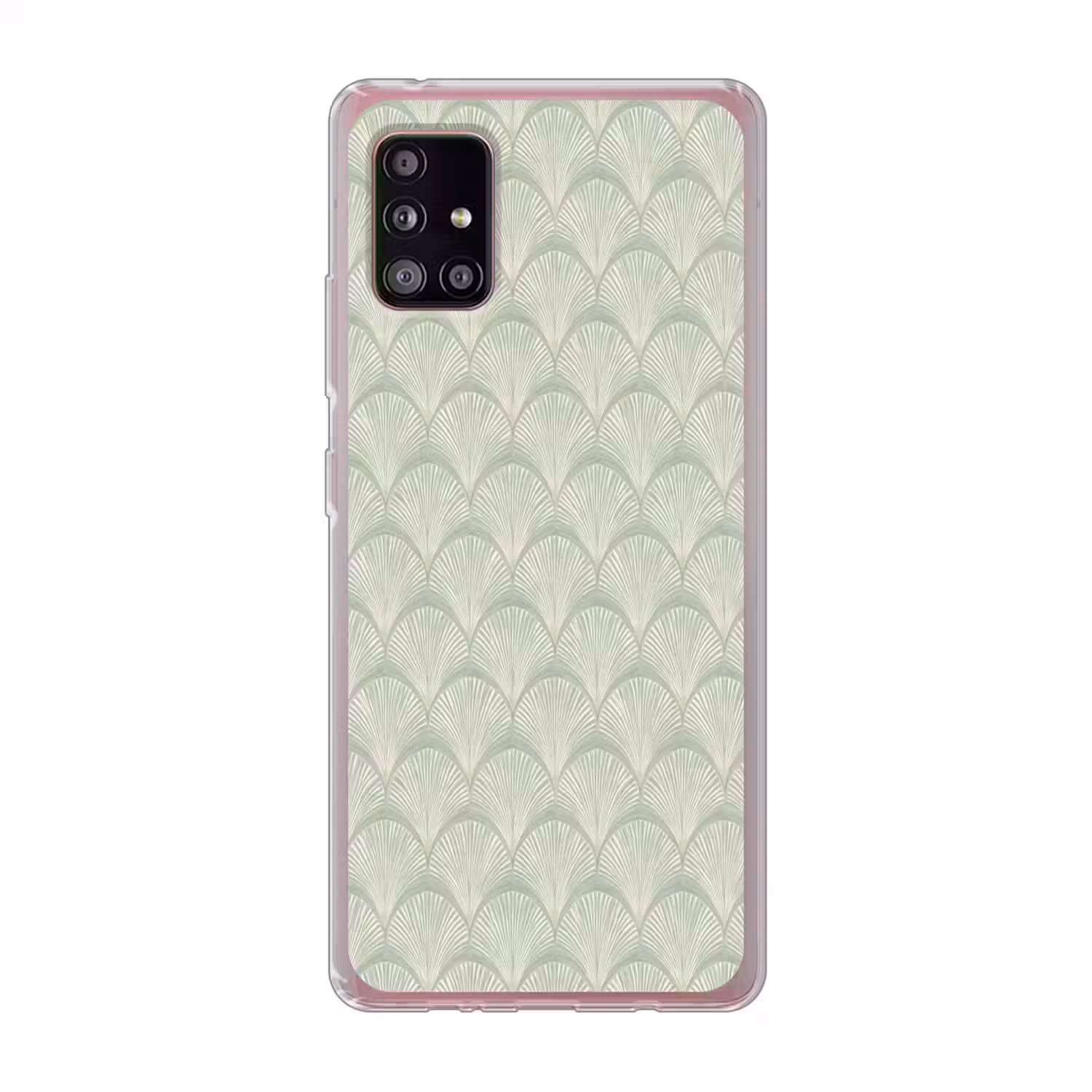 Waaiers - Patroon - Groen Telefoonhoesje Samsung Galaxy A51 5G klein 373 -3d