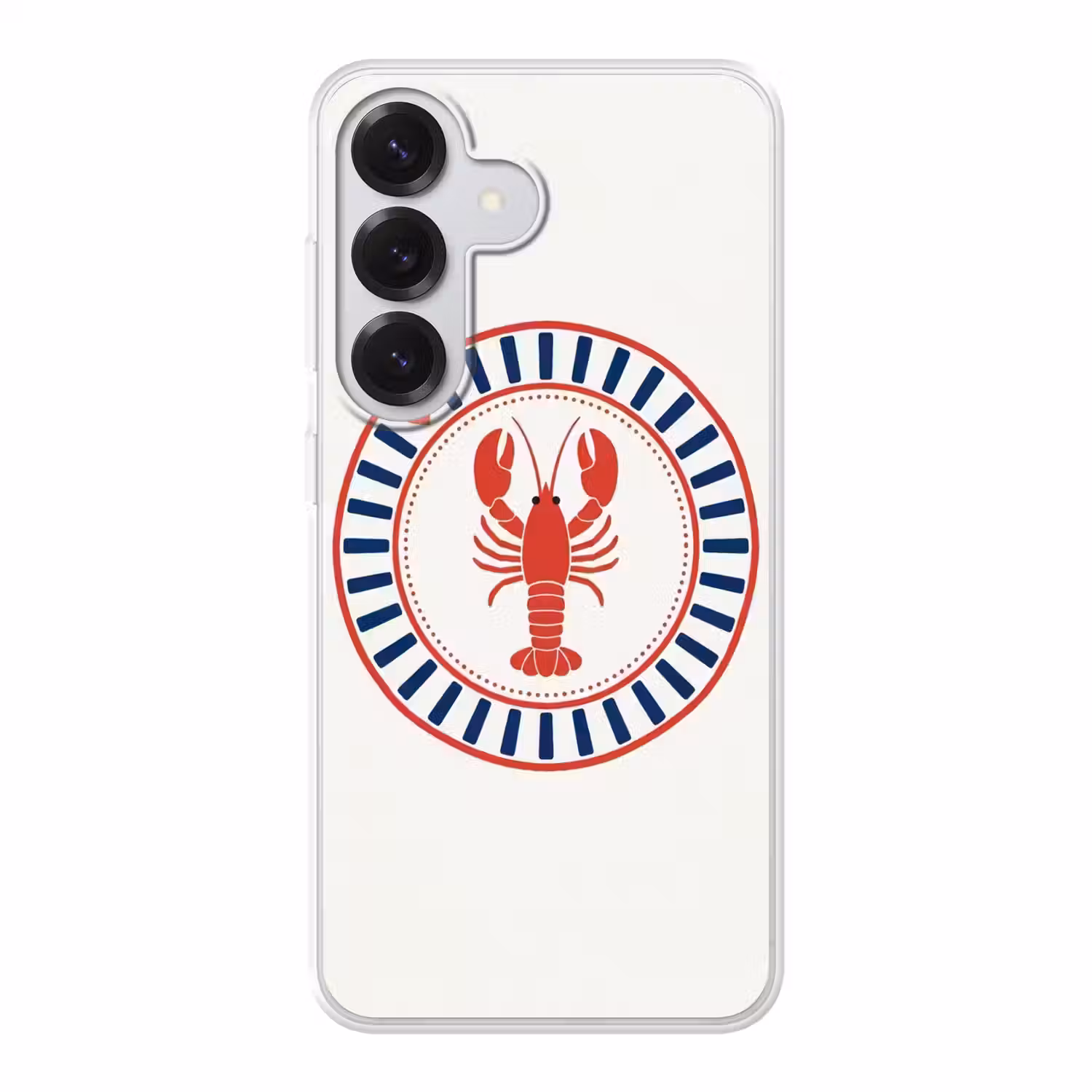 Zeeleven - Kreeft - Embleem - Grafisch - Rood Telefoonhoesje Samsung Galaxy S26 klein -3d