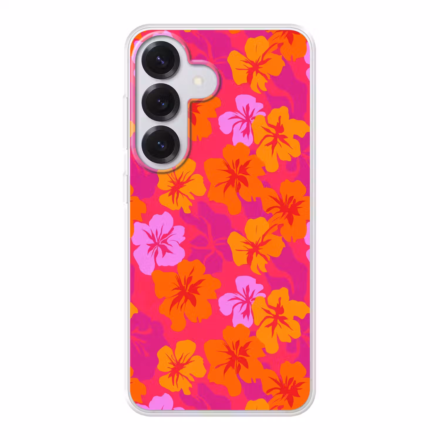 Zomers - Hibiscus - Kleurrijk Telefoonhoesje Samsung Galaxy S26 klein 975 -3d