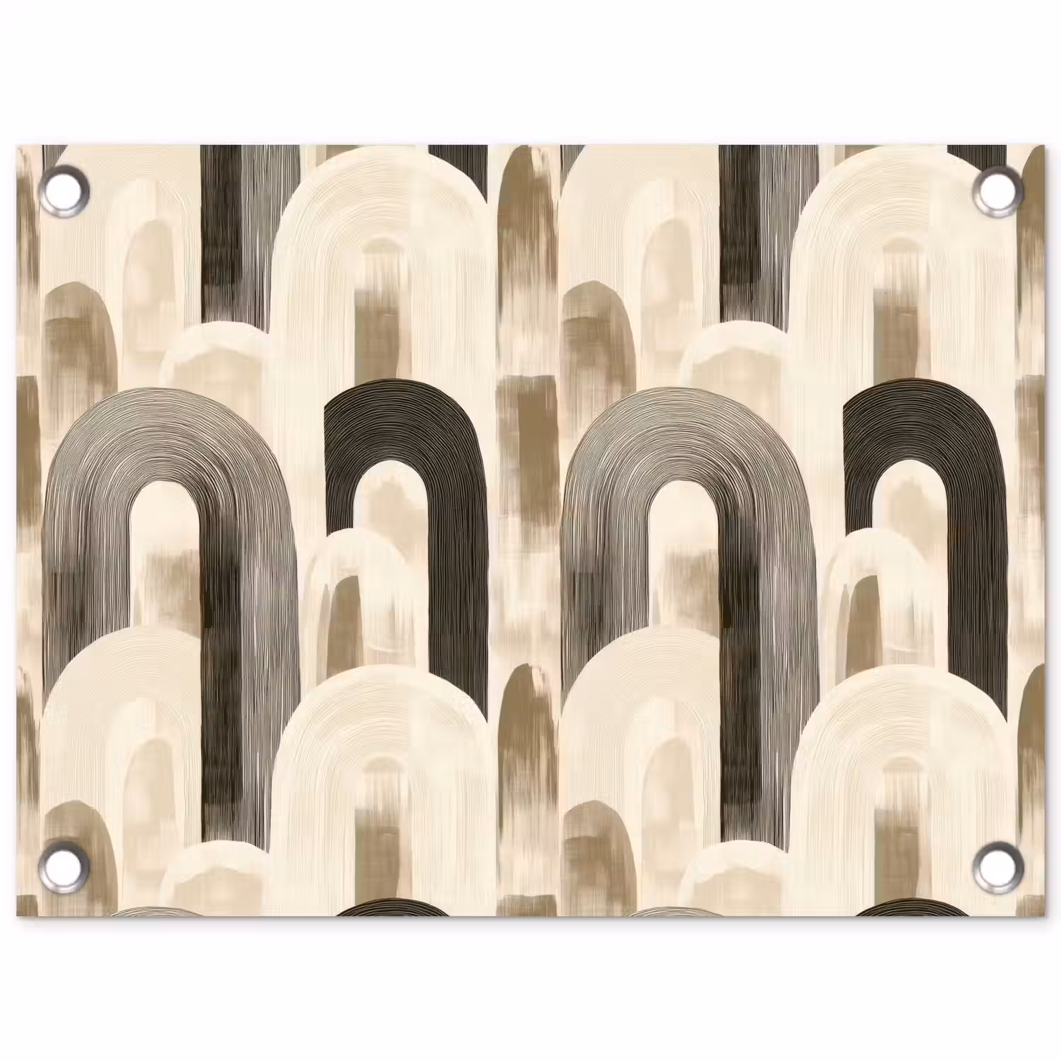 Abstract - Patroon - Bogen tuinposter los doek klein 239 -3d