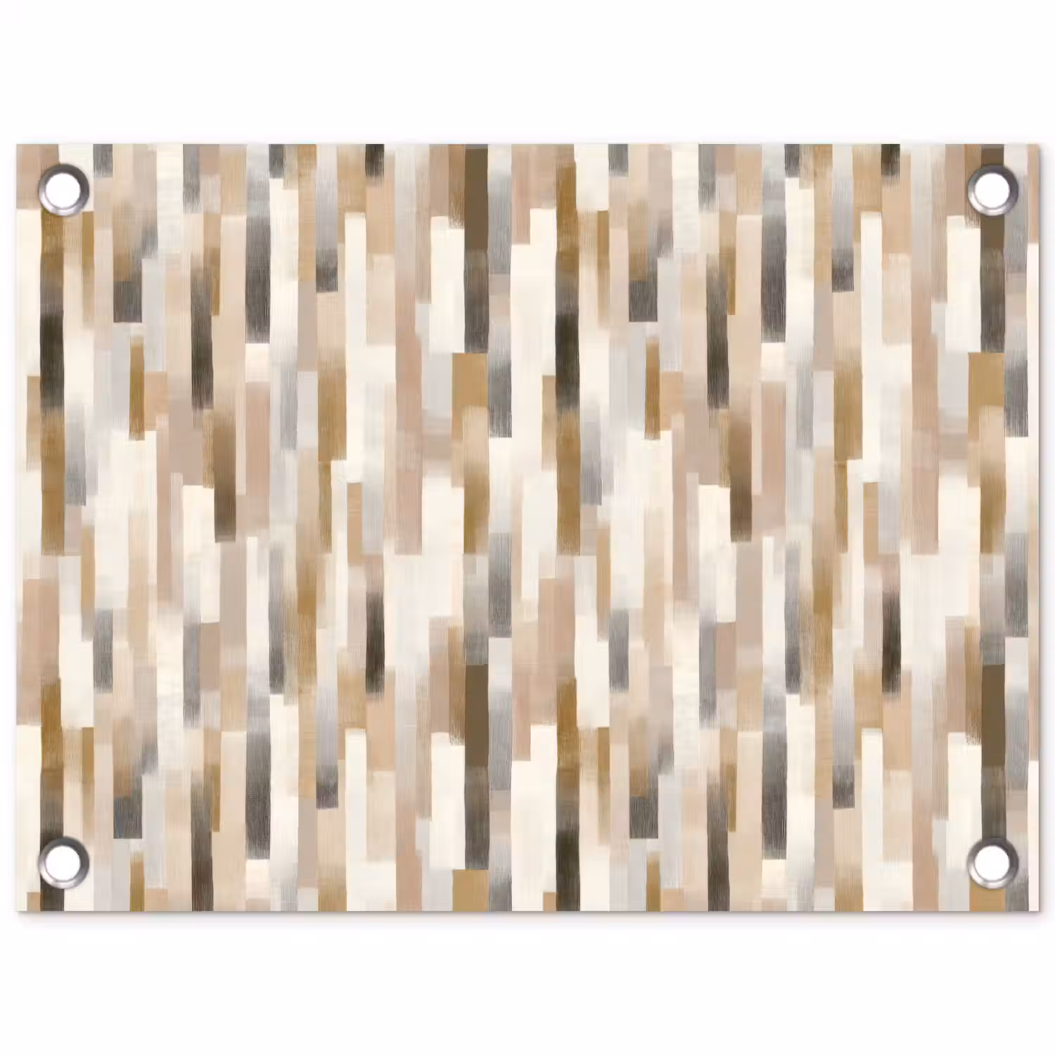 Abstract - Patroon - Kwaststreken tuinposter los doek klein 239 -3d