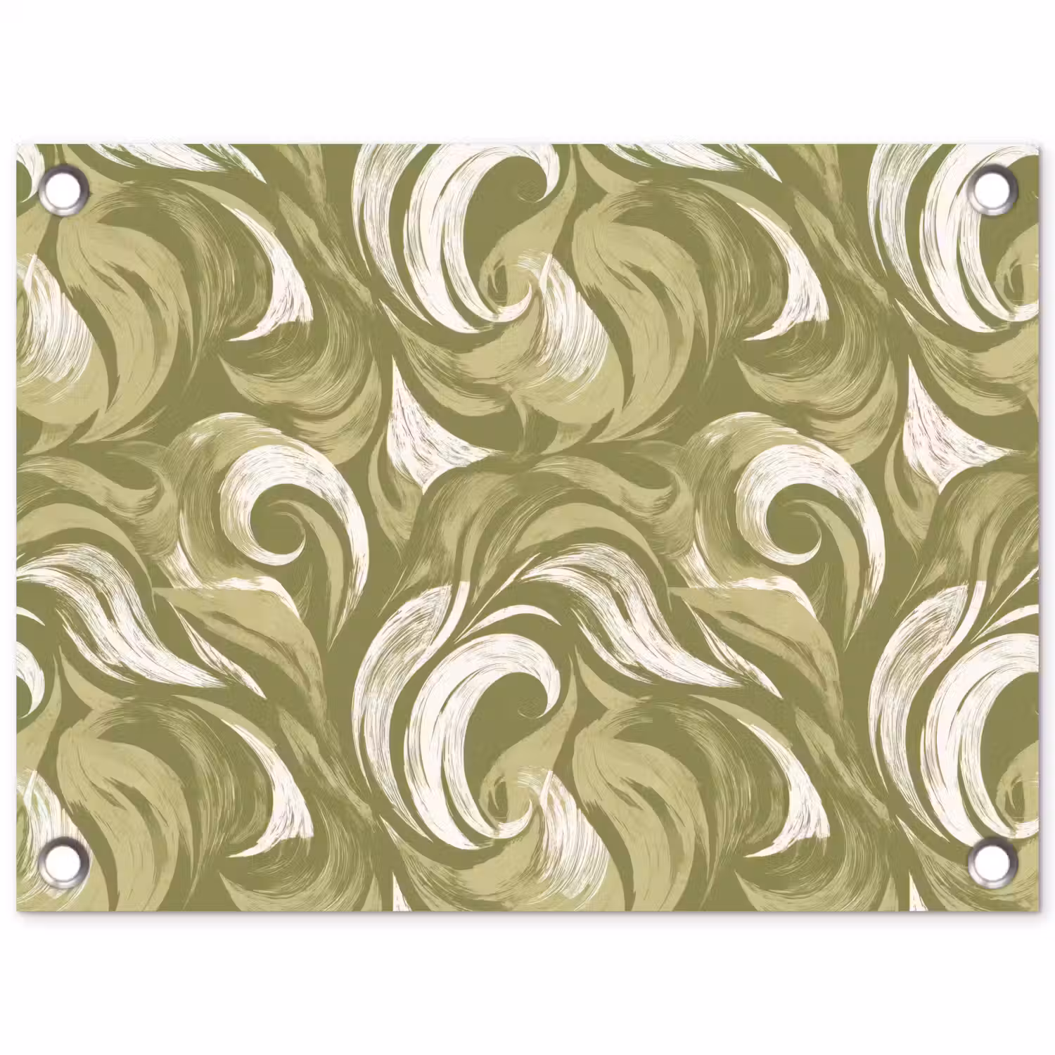 Abstract - Textuur - Groen tuinposter los doek klein 239 -3d
