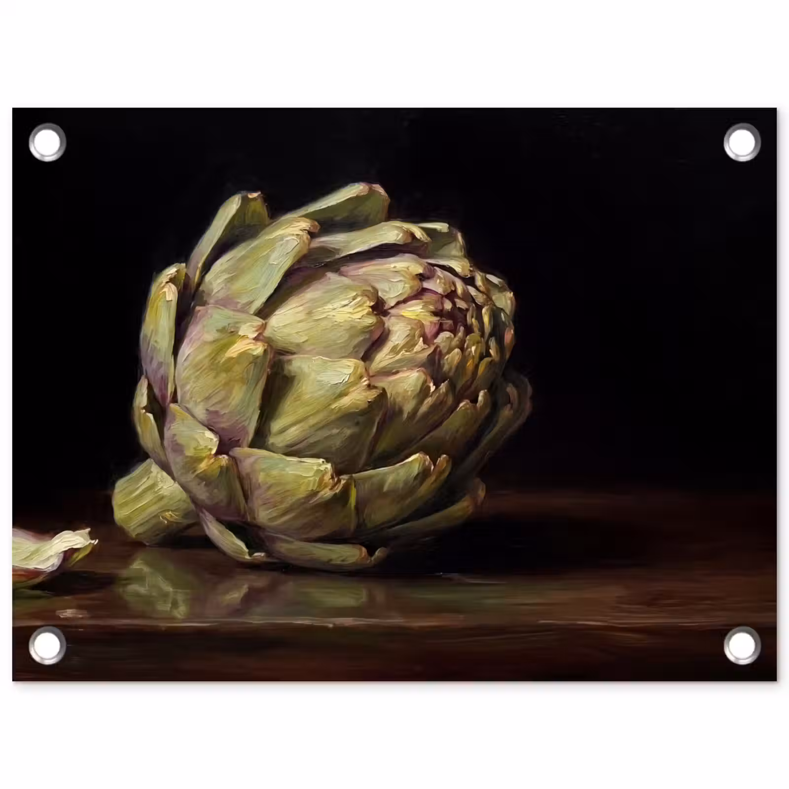 Tuinposter - Artichok - Eten - Klassiek - Artichok - Eten - Klassiek tuinposter los doek klein