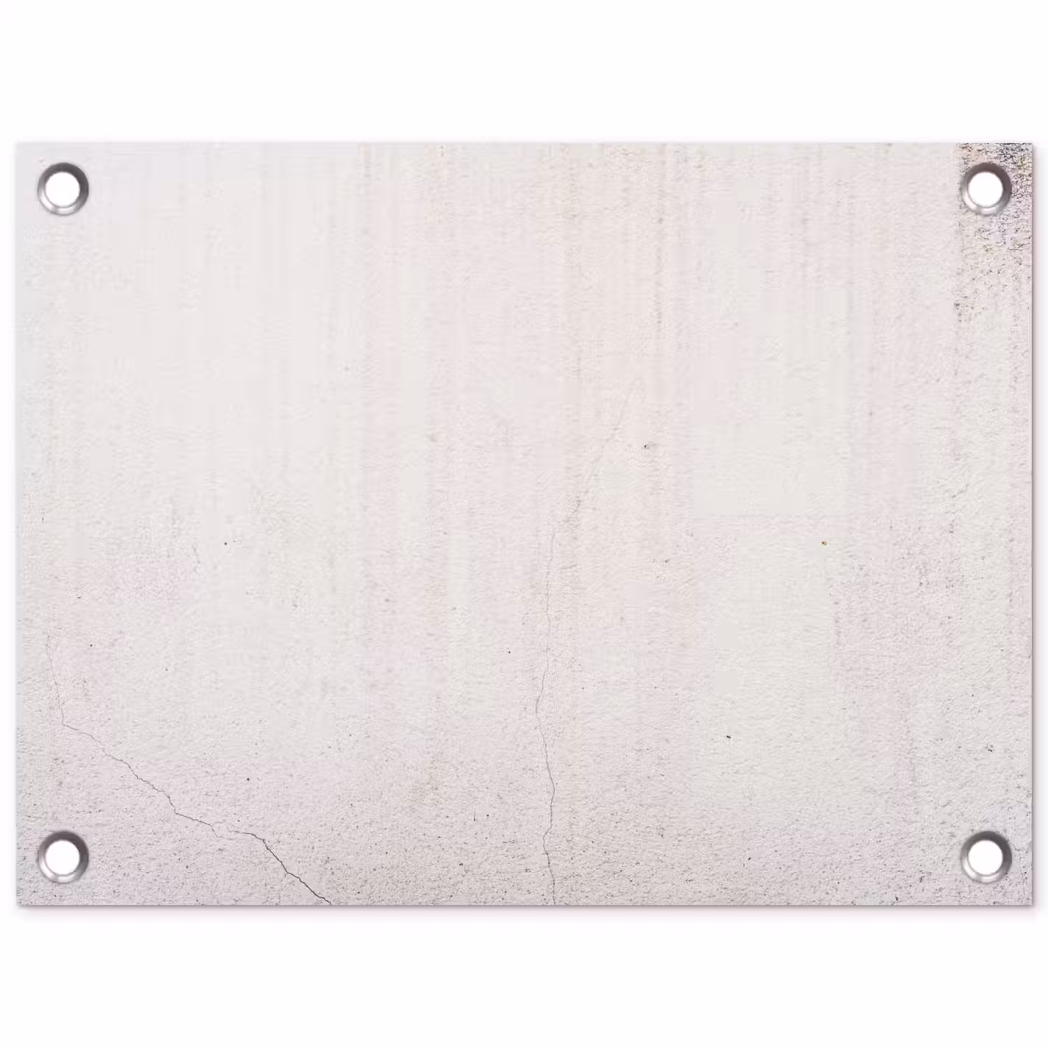 Beton - Muur - Wit tuinposter los doek klein -3d