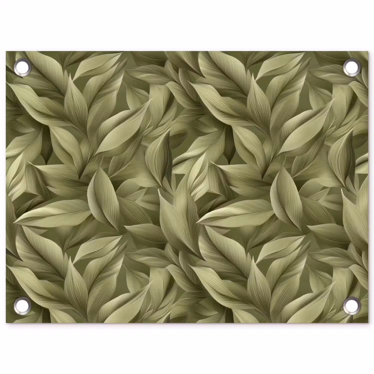 Bladeren - Modern - Groen tuinposter los doek klein 239 -3d