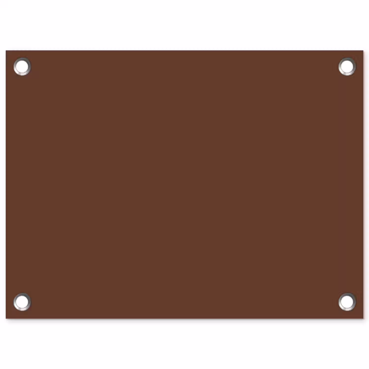 Deep - Clay - Brown - Bruin tuinposter los doek klein 239 -3d