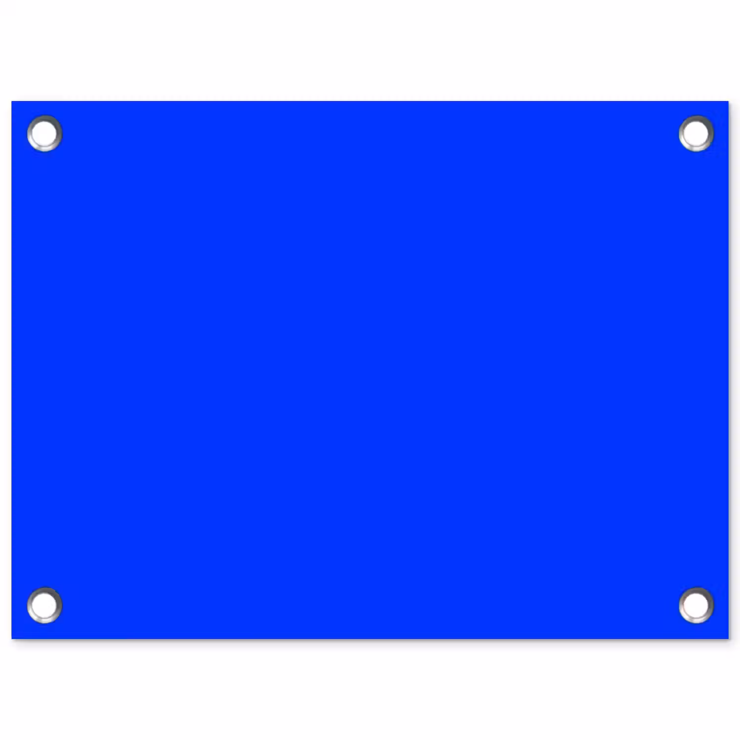 Electric - Blue - Blauw tuinposter los doek klein 239 -3d